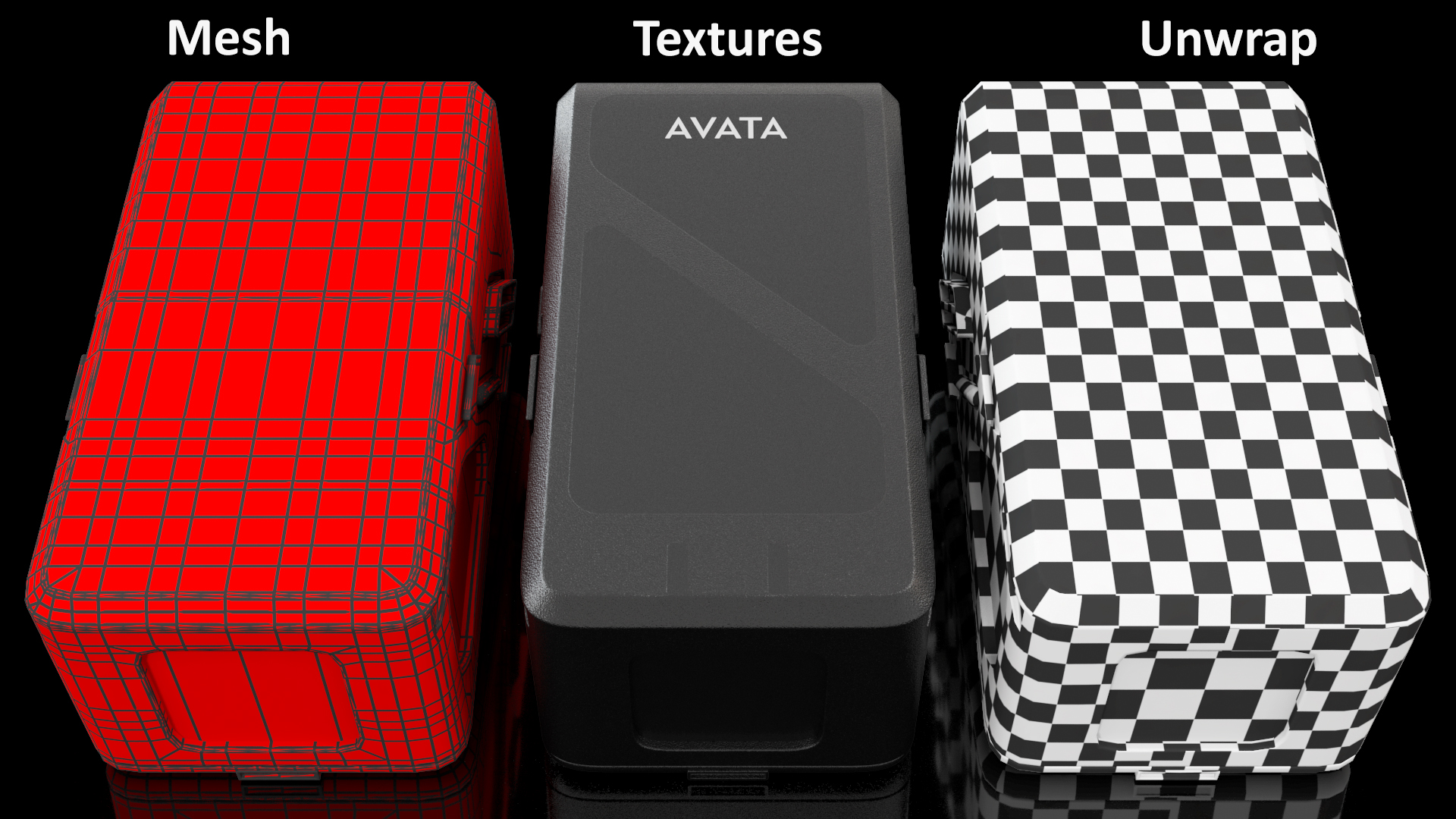 3D DJI Avata Drone Battery model