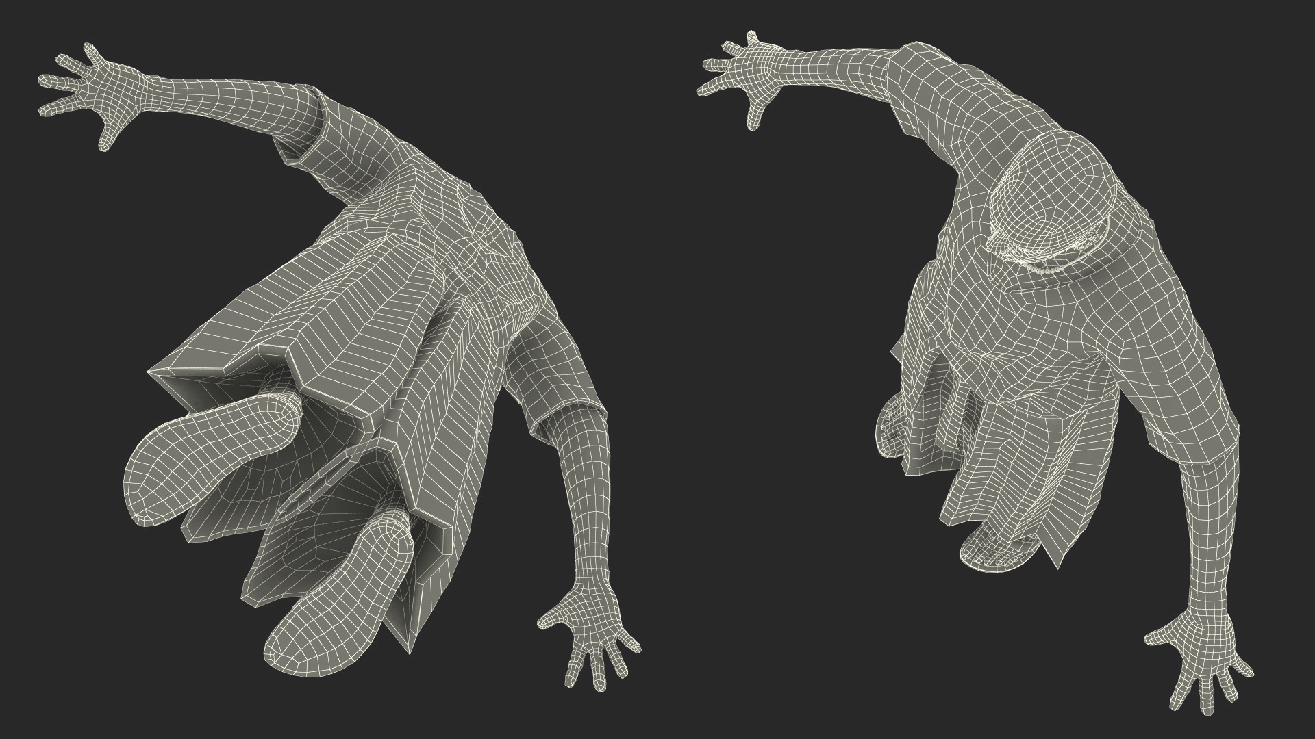 3D model Ancient Priest Rigged for Cinema 4D
