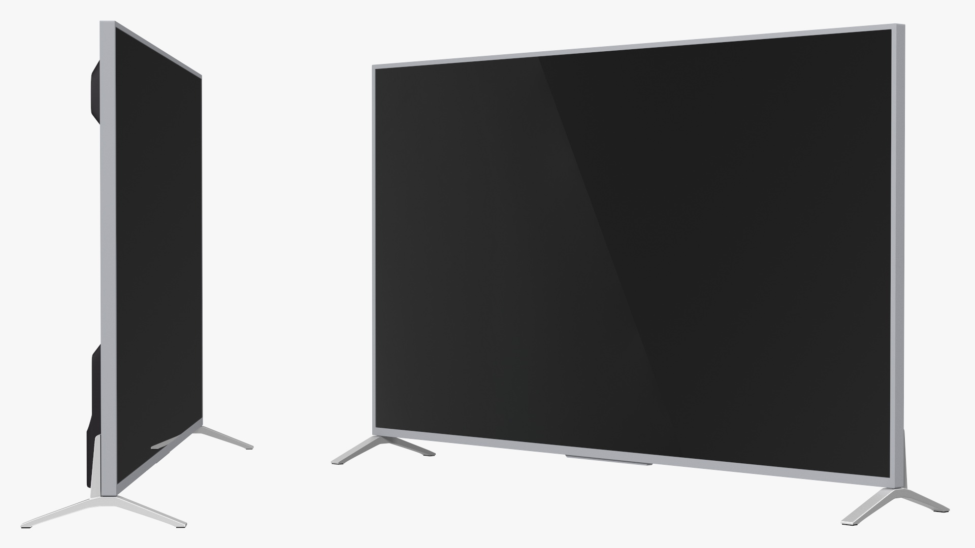 3D Modern Flat Screen TV