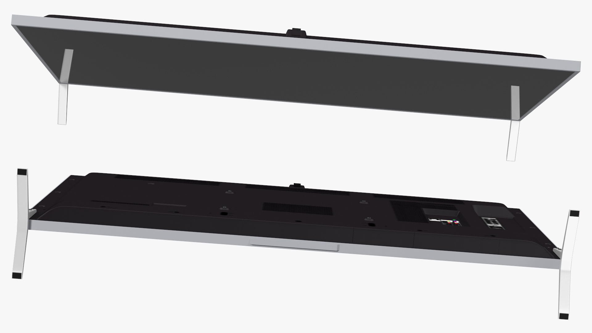 3D Modern Flat Screen TV