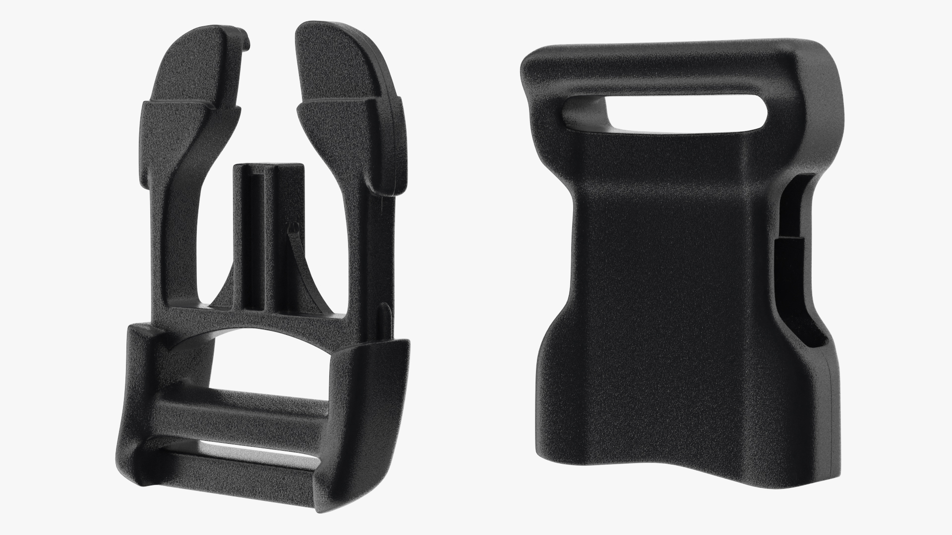 3D YKK Contoured Side Release Plastic Buckle