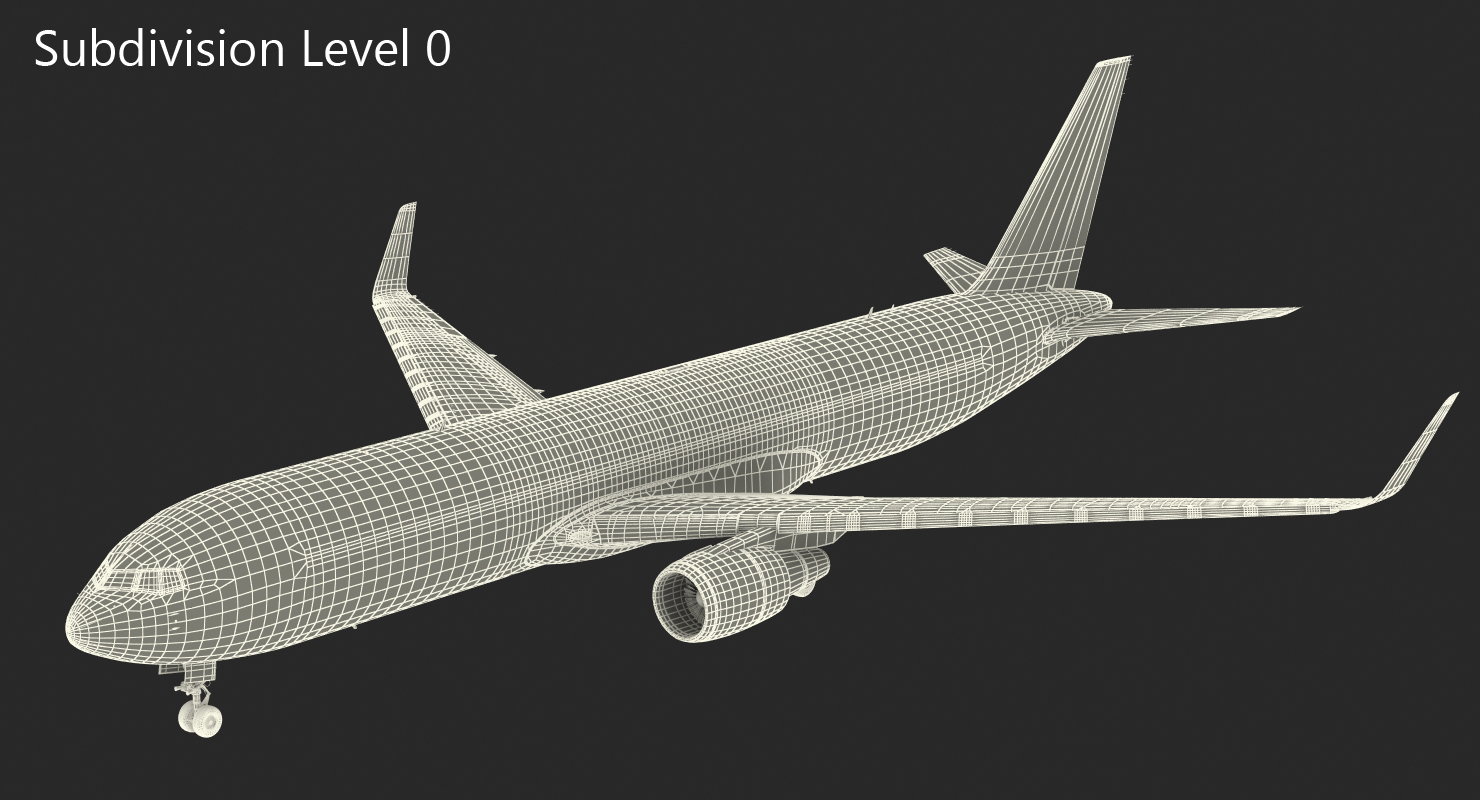 3D Boeing 767 300F Generic model