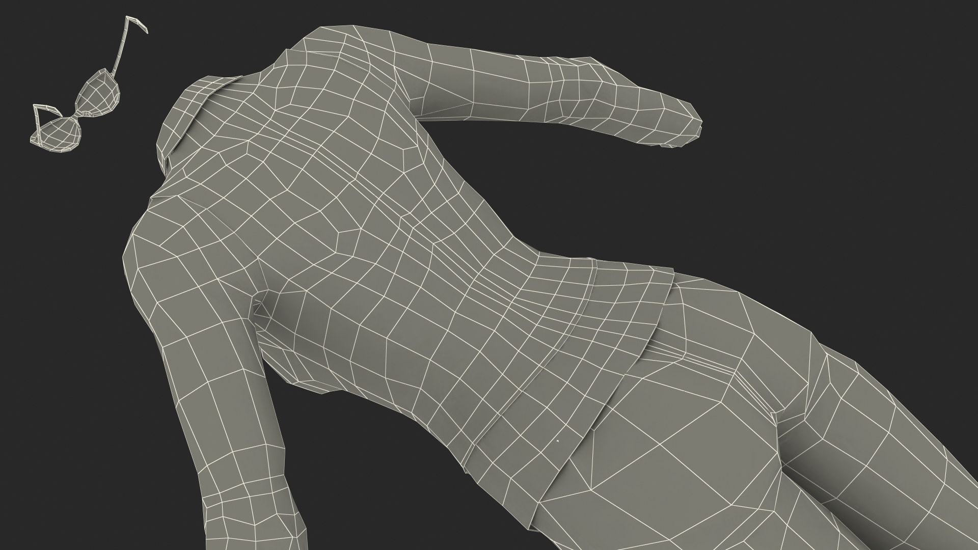 Womens Business Style Clothes 3D model