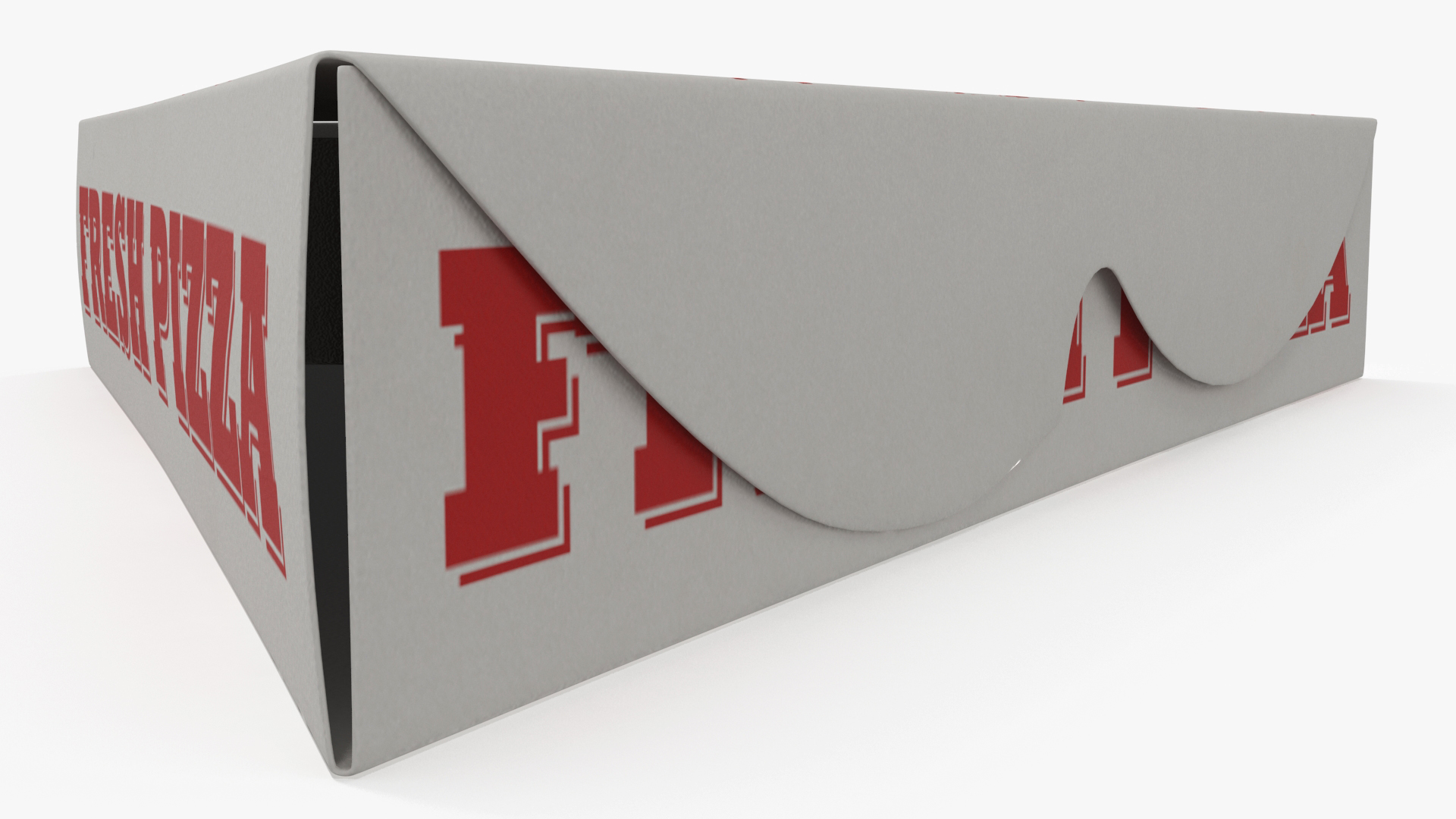 3D Triangle Pizzeria Packaging Box