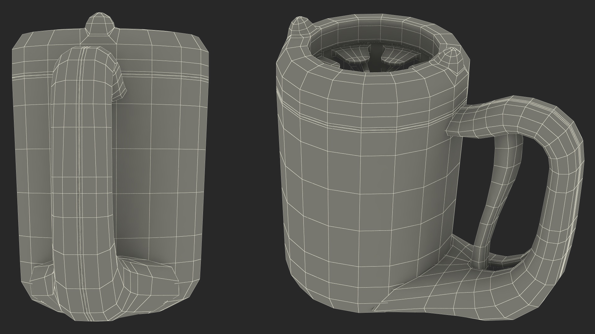 3D model Paw Washer Pink