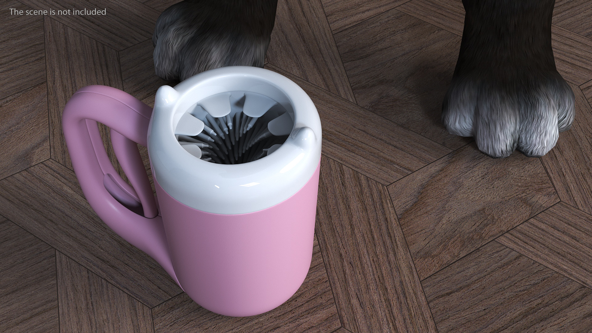 3D model Paw Washer Pink