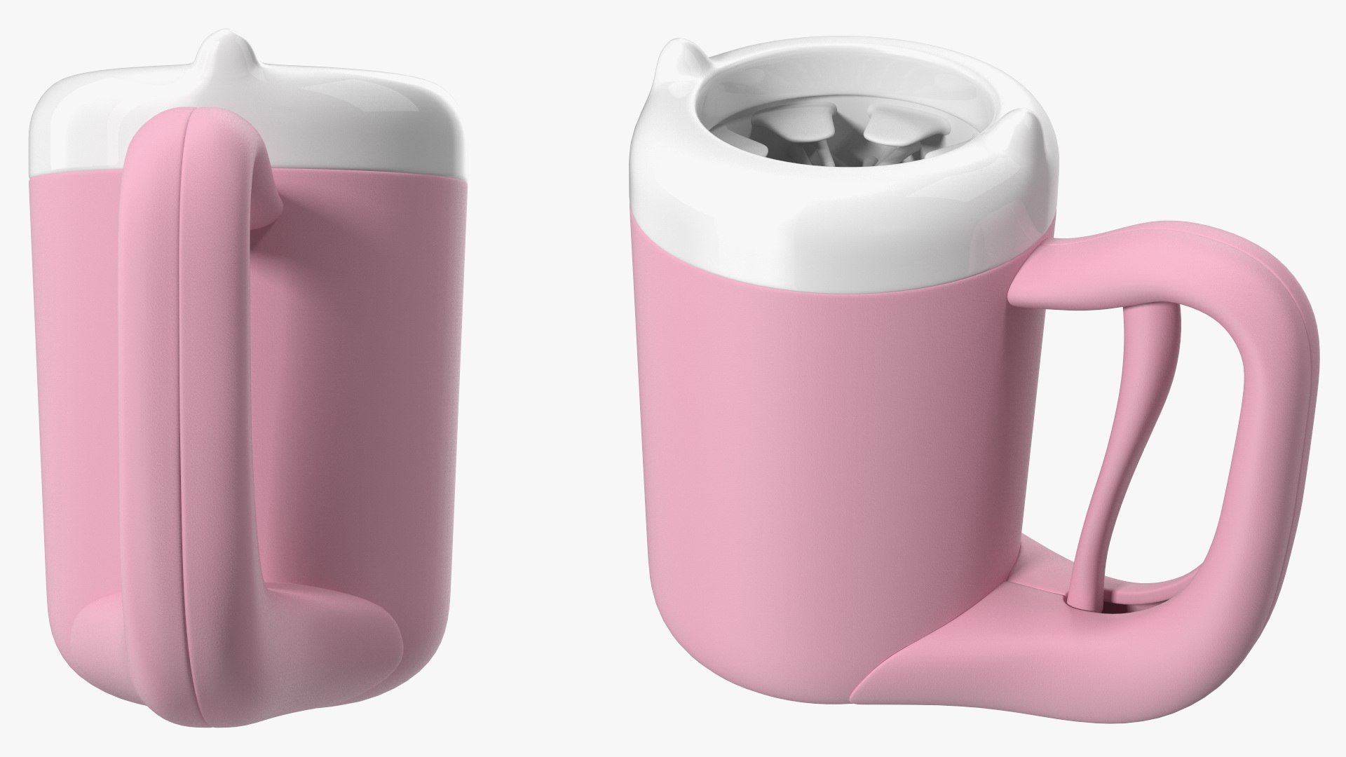 3D model Paw Washer Pink