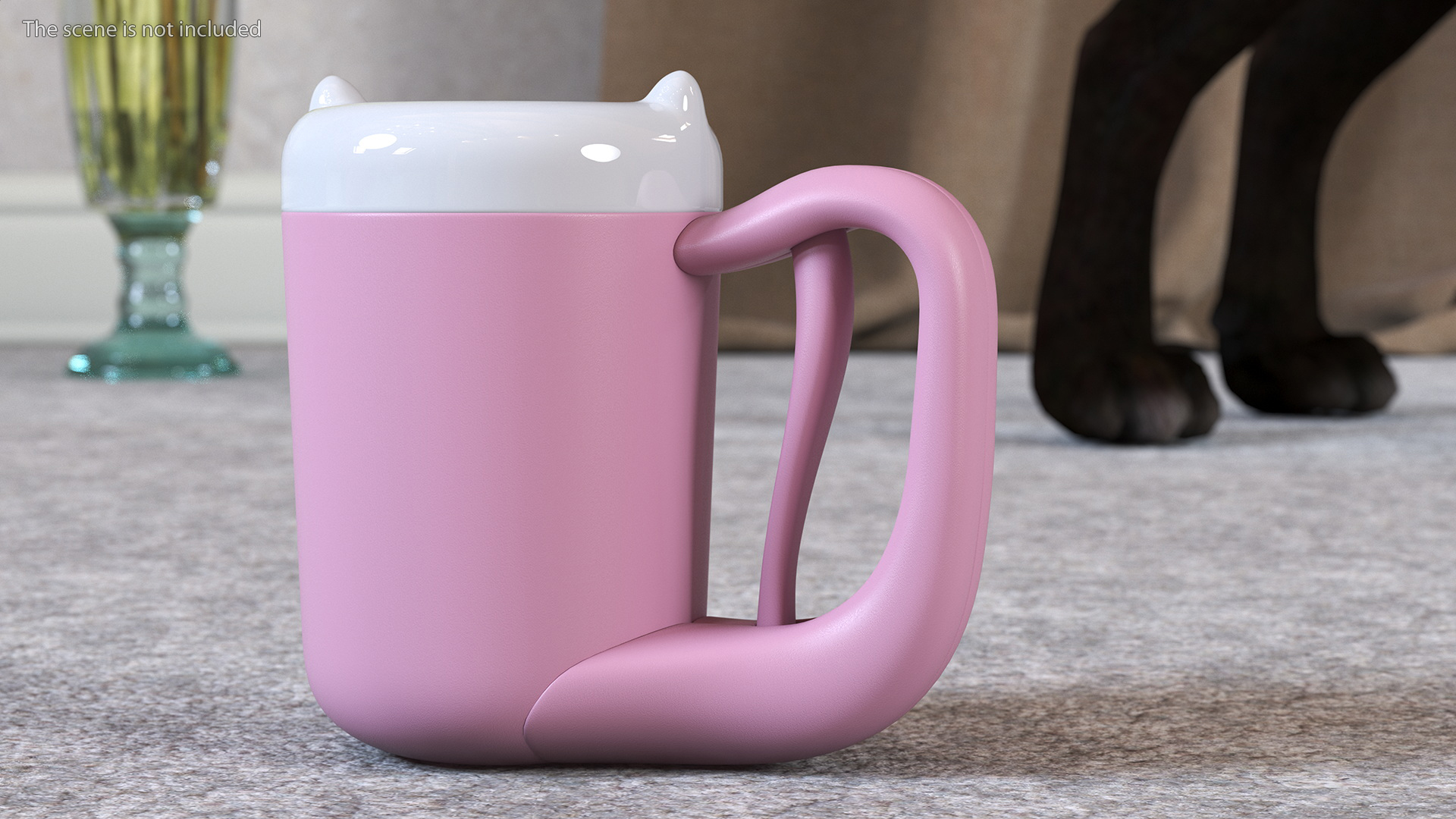 3D model Paw Washer Pink