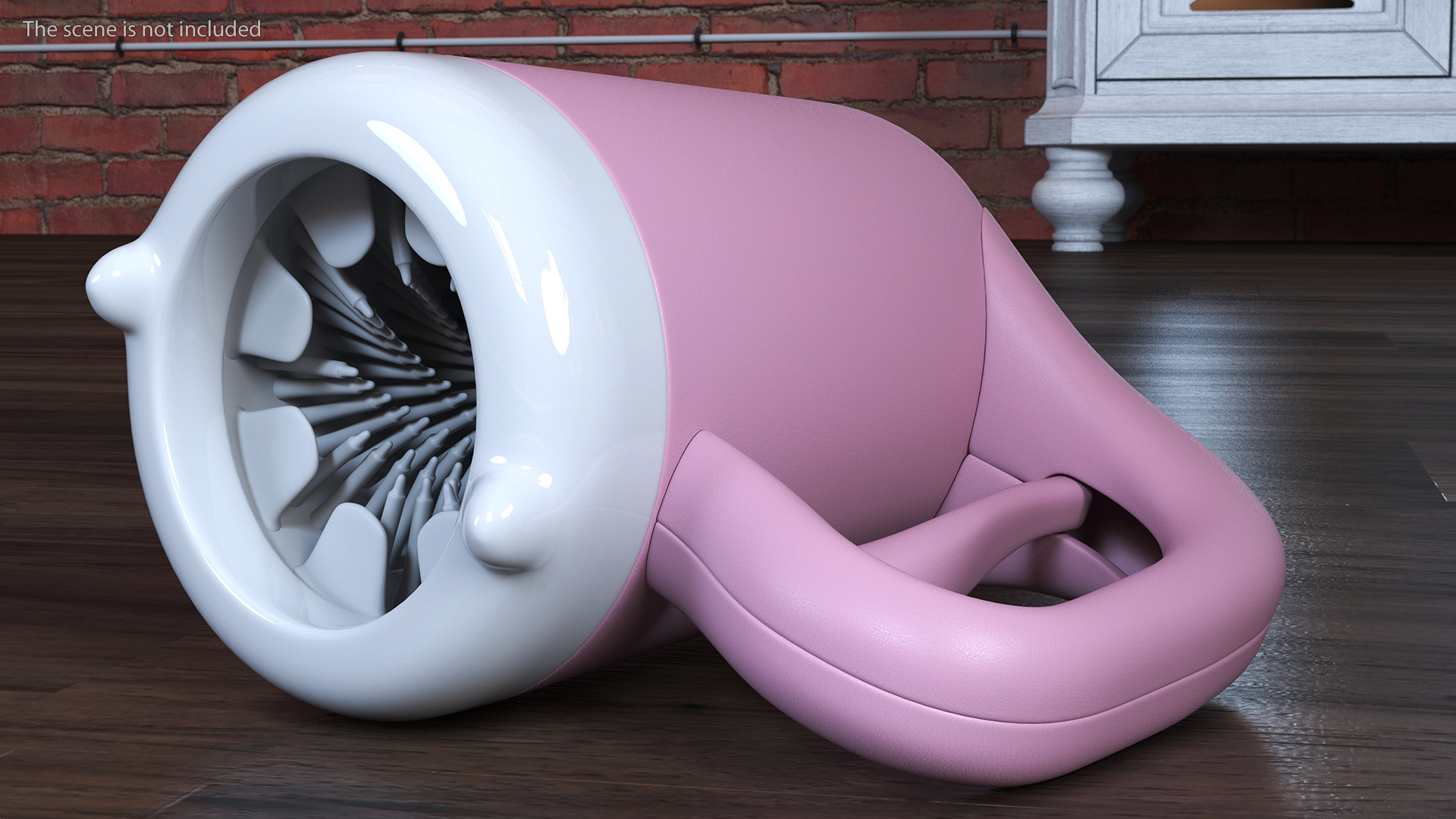 3D model Paw Washer Pink