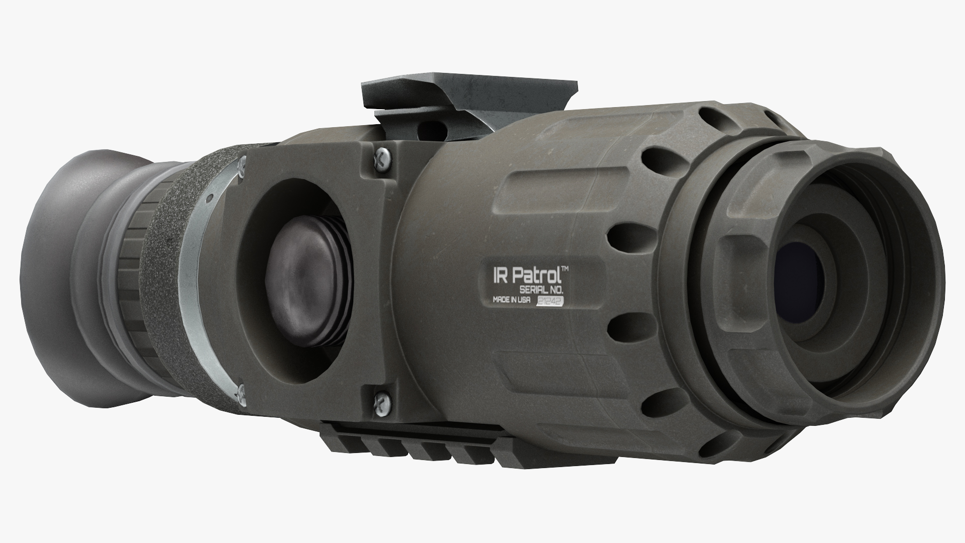 3D model Thermal Weapon Scope Trijicon IR Patrol M300W