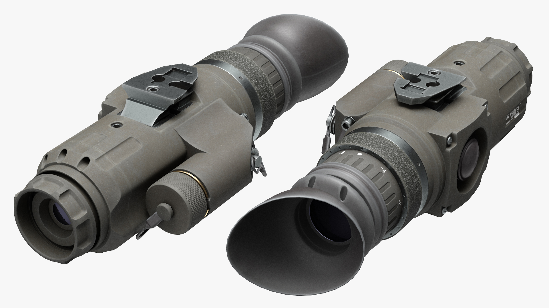 3D model Thermal Weapon Scope Trijicon IR Patrol M300W