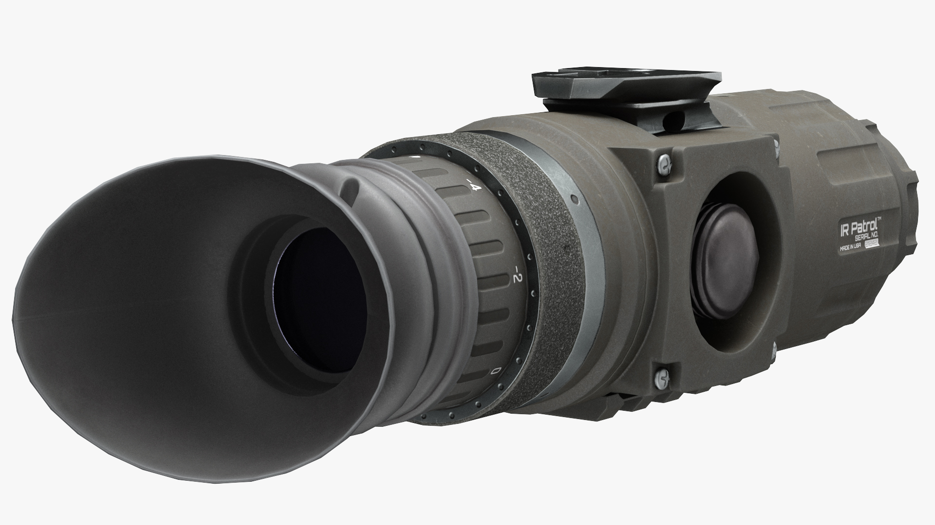 3D model Thermal Weapon Scope Trijicon IR Patrol M300W