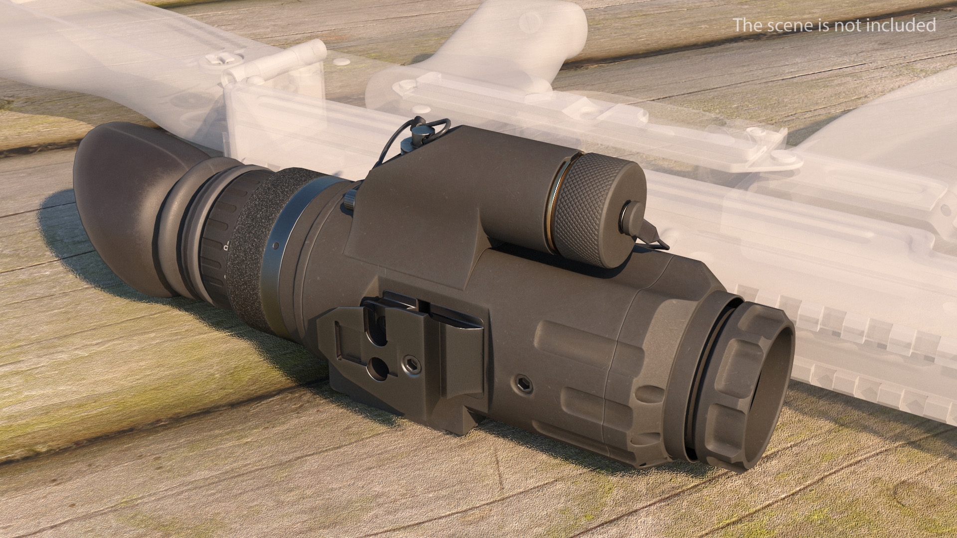 3D model Thermal Weapon Scope Trijicon IR Patrol M300W