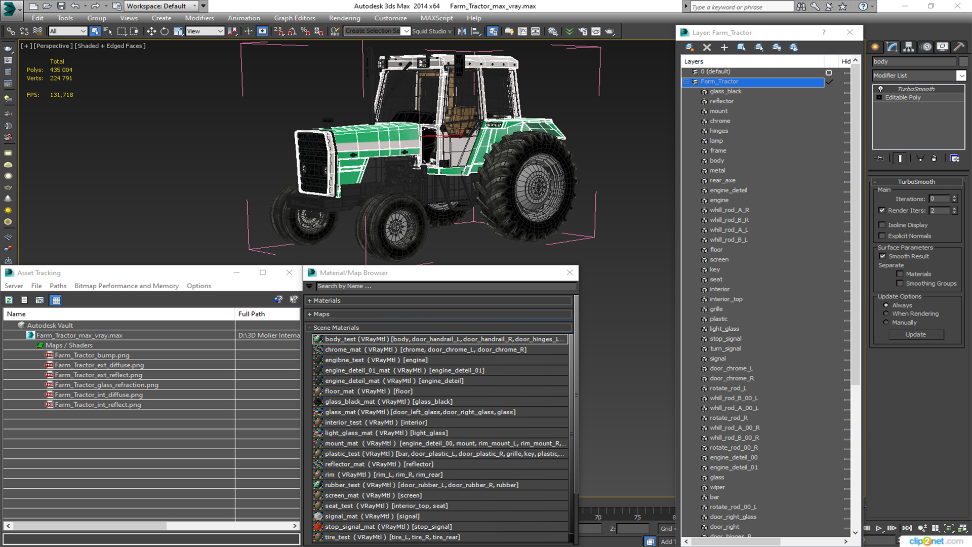 Farm Tractor 3D