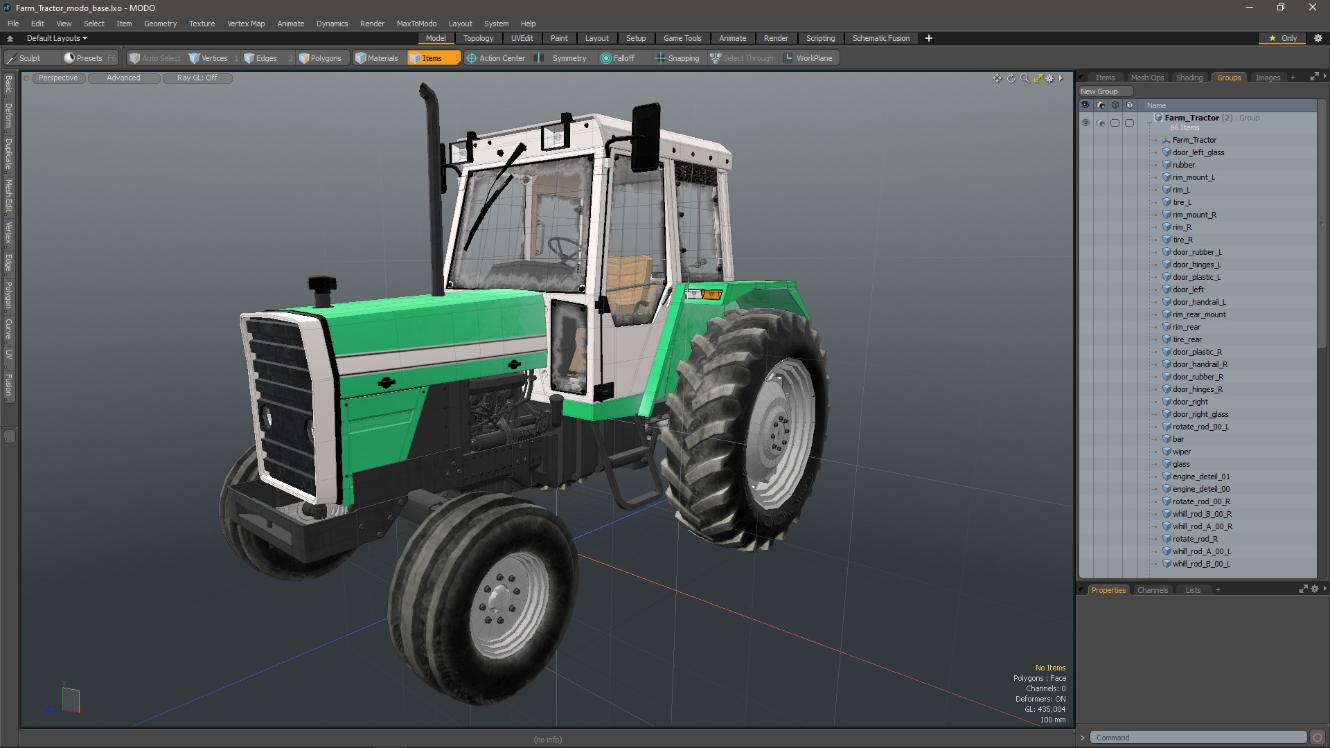 Farm Tractor 3D