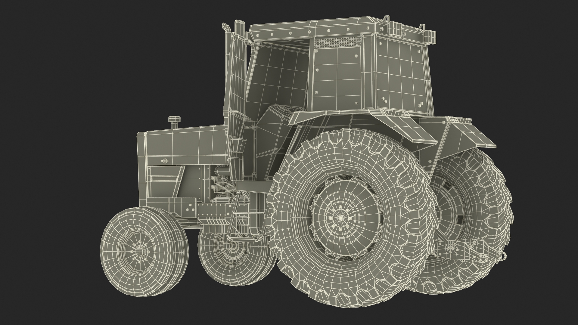 Farm Tractor 3D