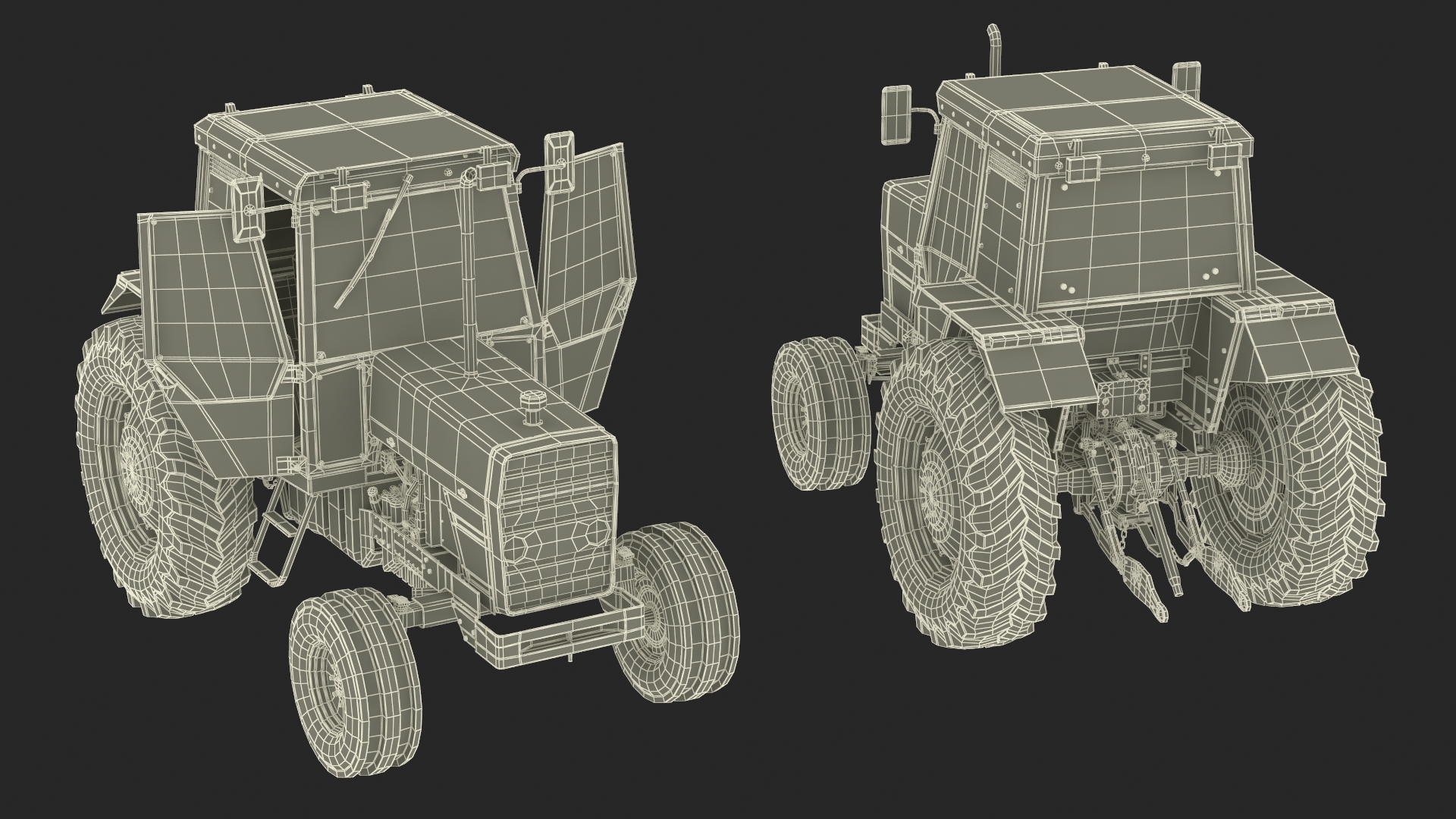 Farm Tractor 3D