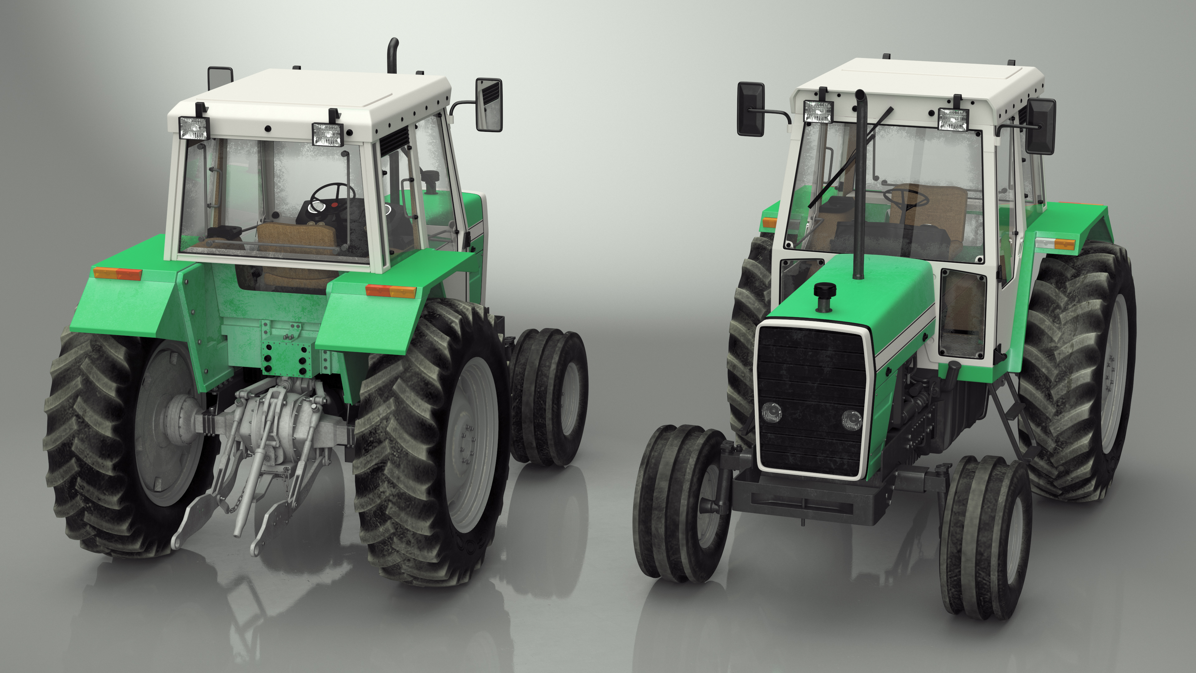 Farm Tractor 3D