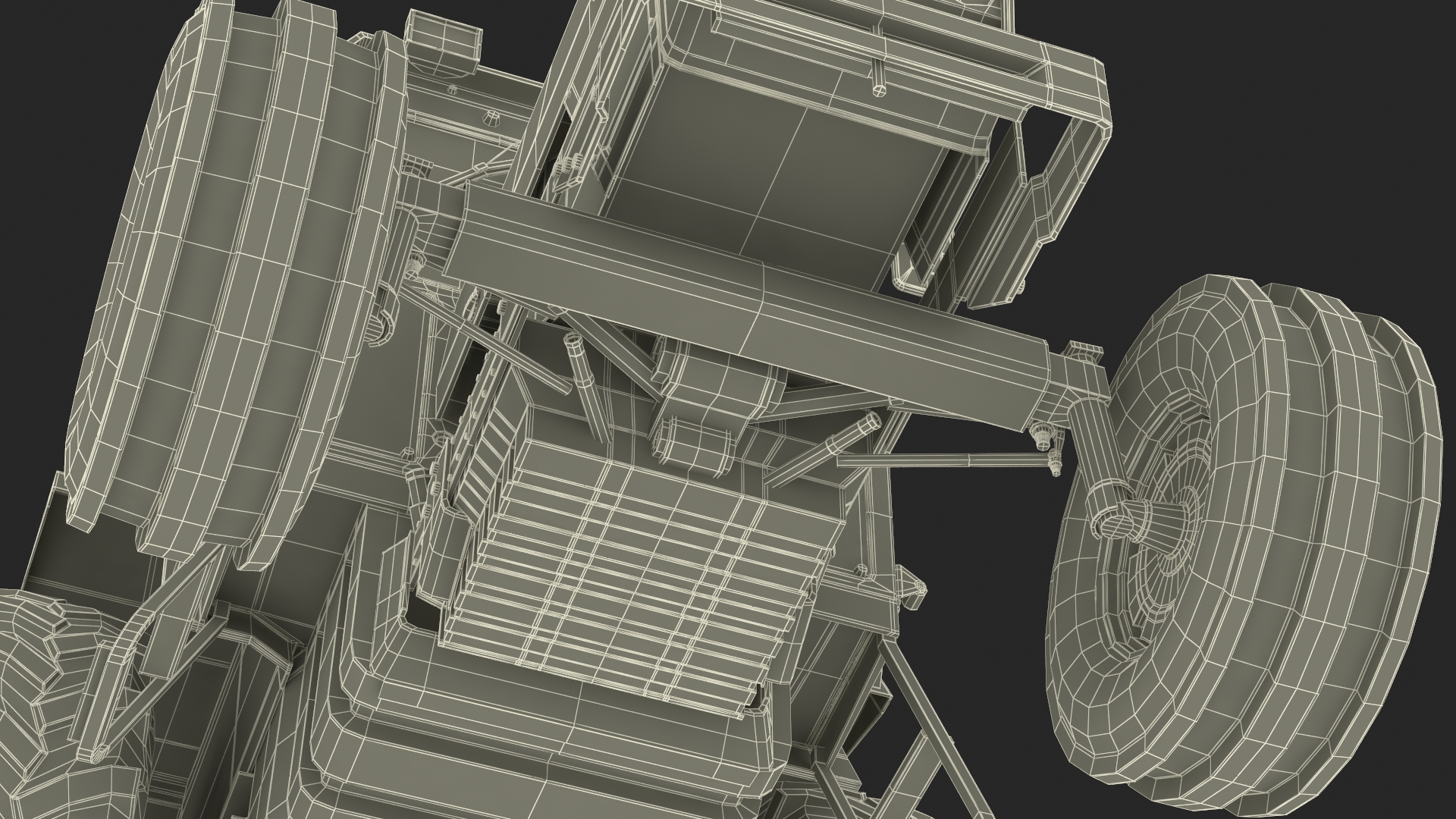 Farm Tractor 3D