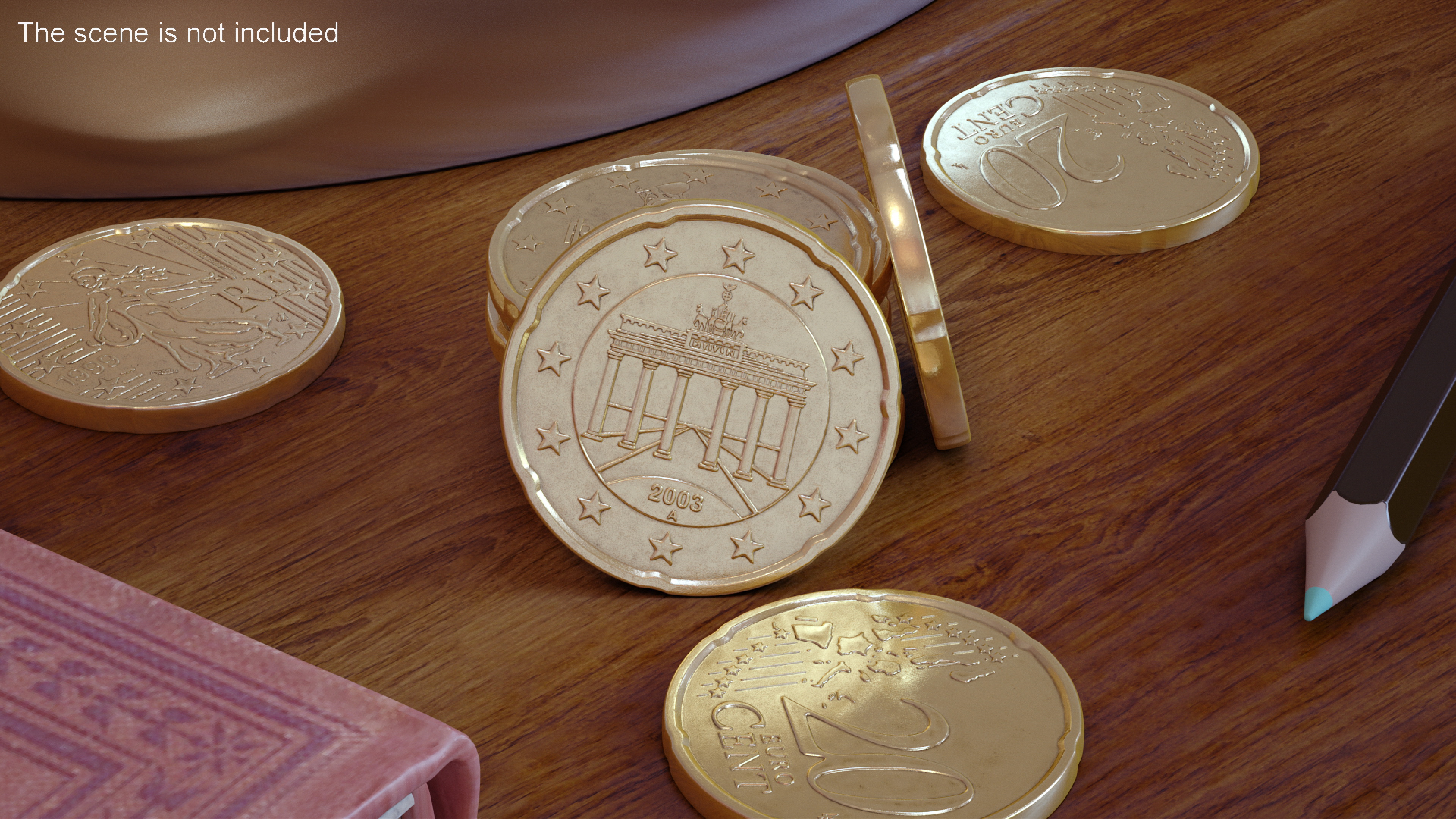 3D model Germany 20 Cent
