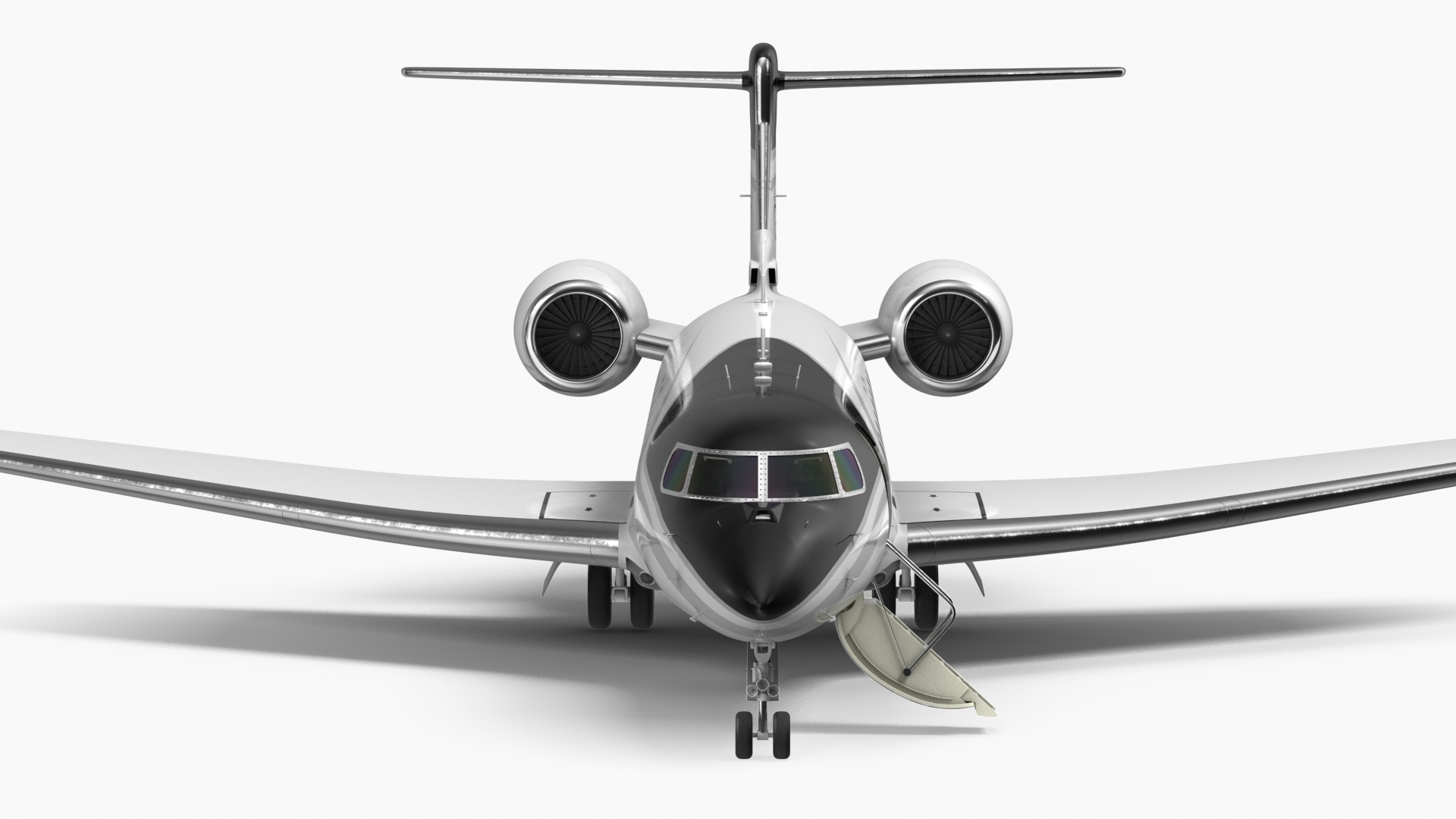 3D Gulfstream G800 Large Business Jet Rigged