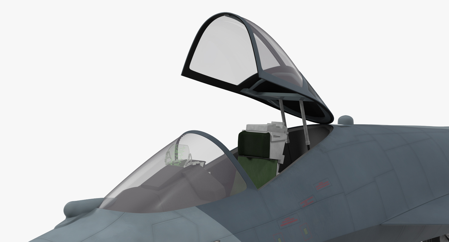 3D model Sukhoi T 50 PAK FA Rigged
