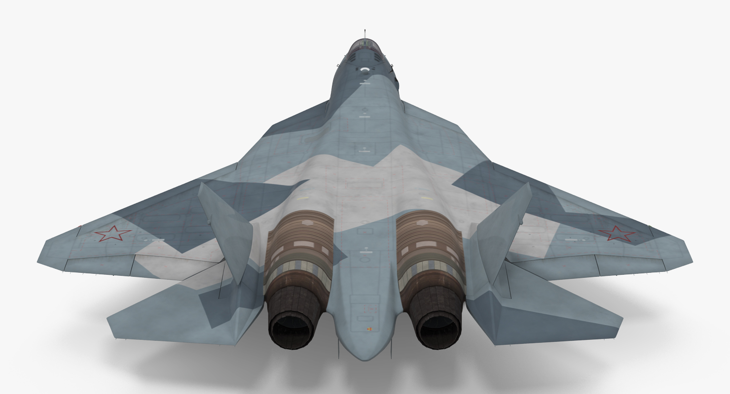 3D model Sukhoi T 50 PAK FA Rigged