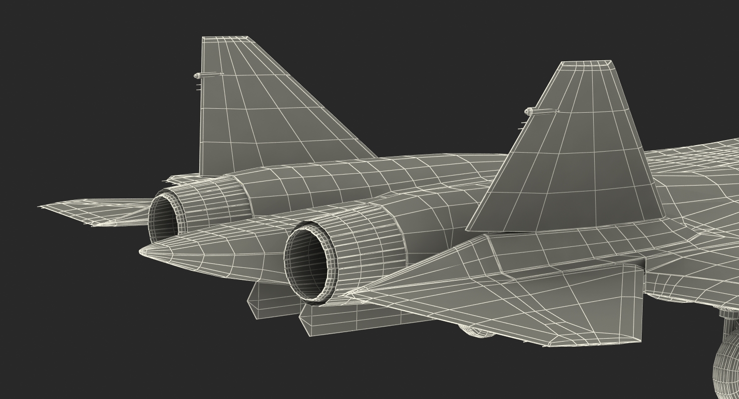 3D model Sukhoi T 50 PAK FA Rigged