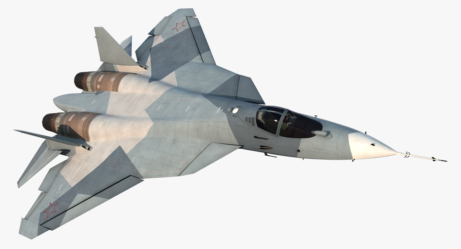 3D model Sukhoi T 50 PAK FA Rigged