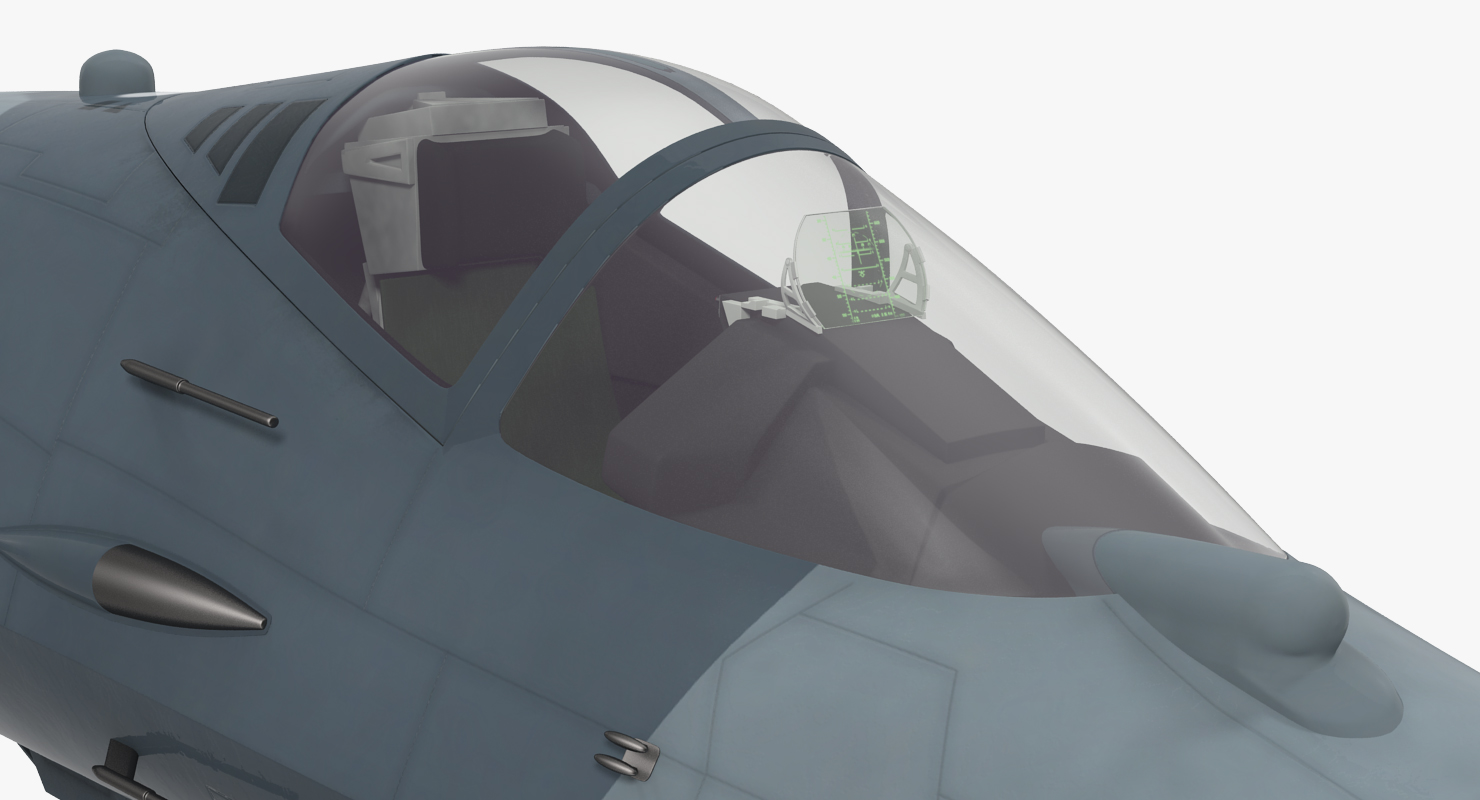 3D model Sukhoi T 50 PAK FA Rigged