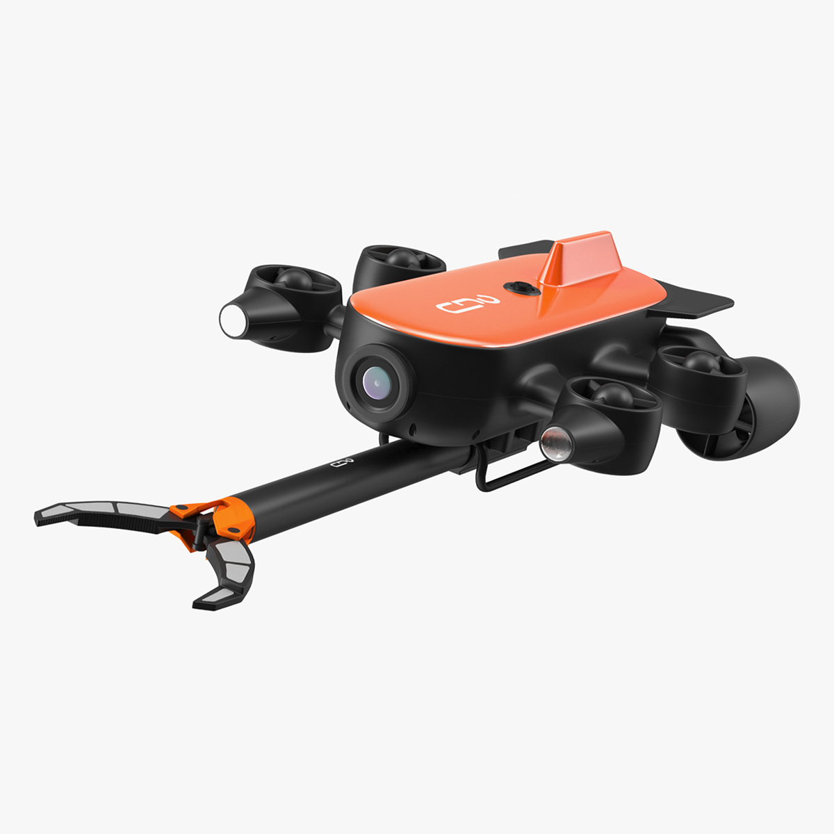 3D Titan Professional Underwater Drone Rigged for Maya