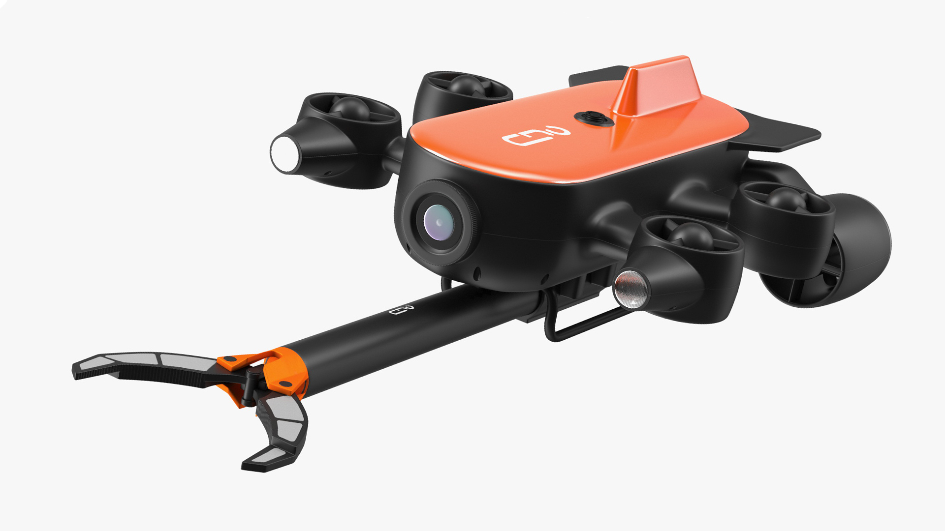 3D Titan Professional Underwater Drone Rigged for Maya