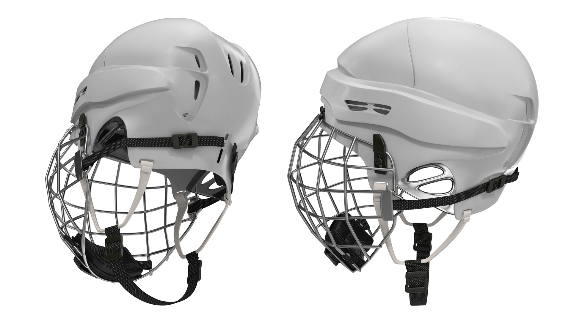 3D Ice Hockey Protective Helmet model