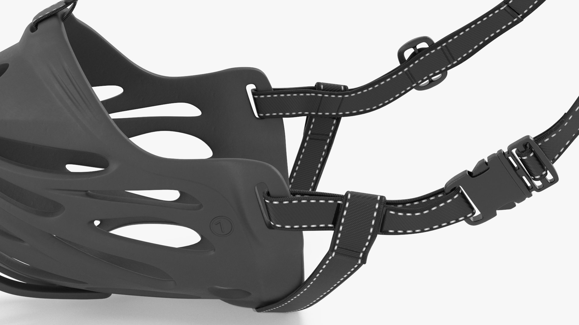 Silicone Dog Muzzle Xoloitzcuintli 3D model