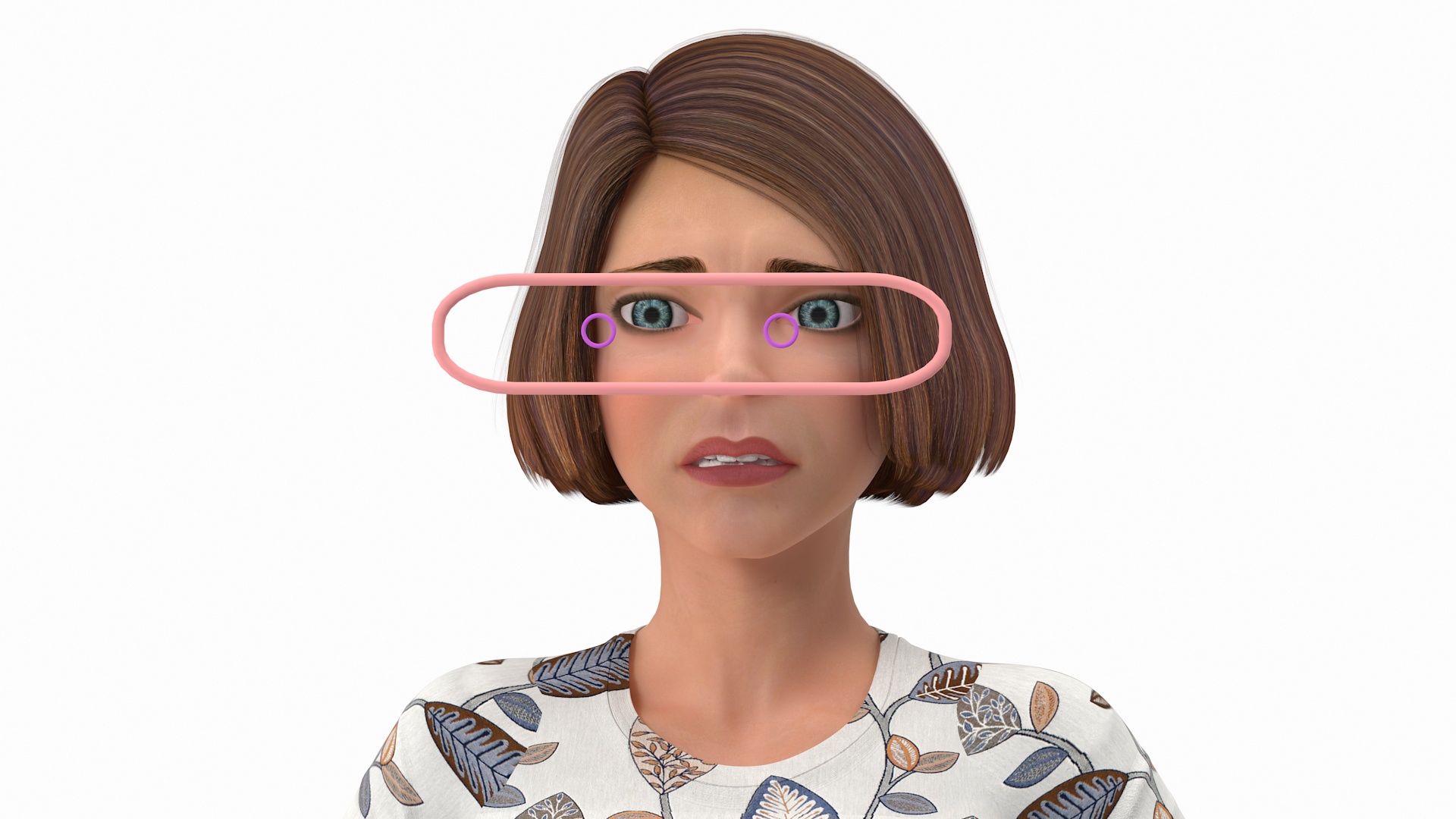3D Casual Women Summer Suit Rigged
