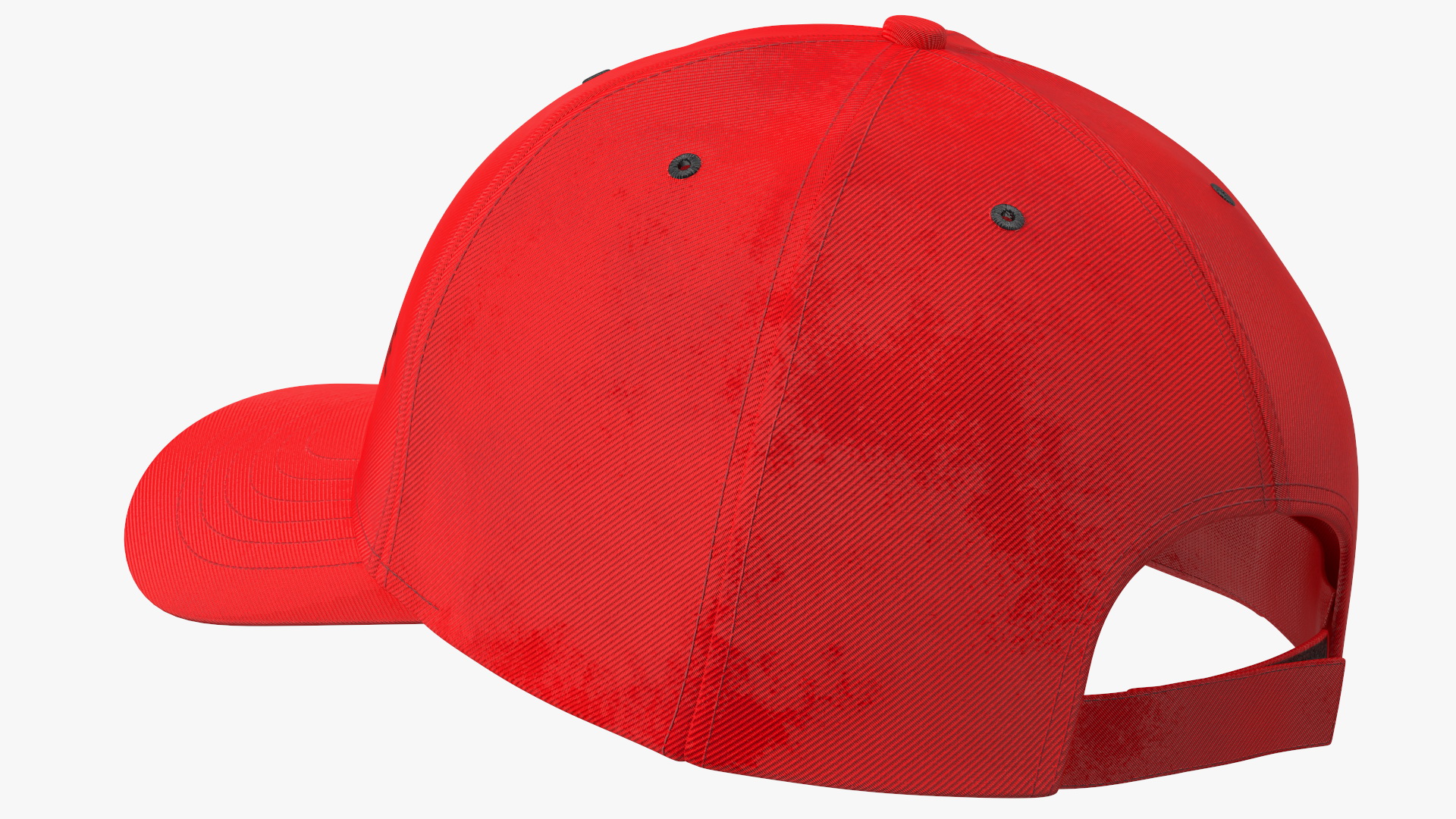 3D model Cap Cotton Red Your Brand
