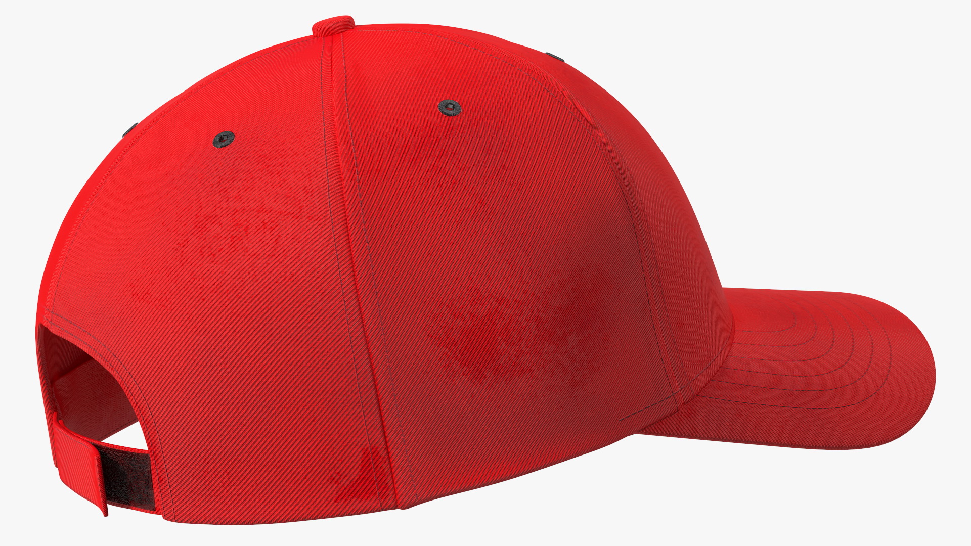 3D model Cap Cotton Red Your Brand