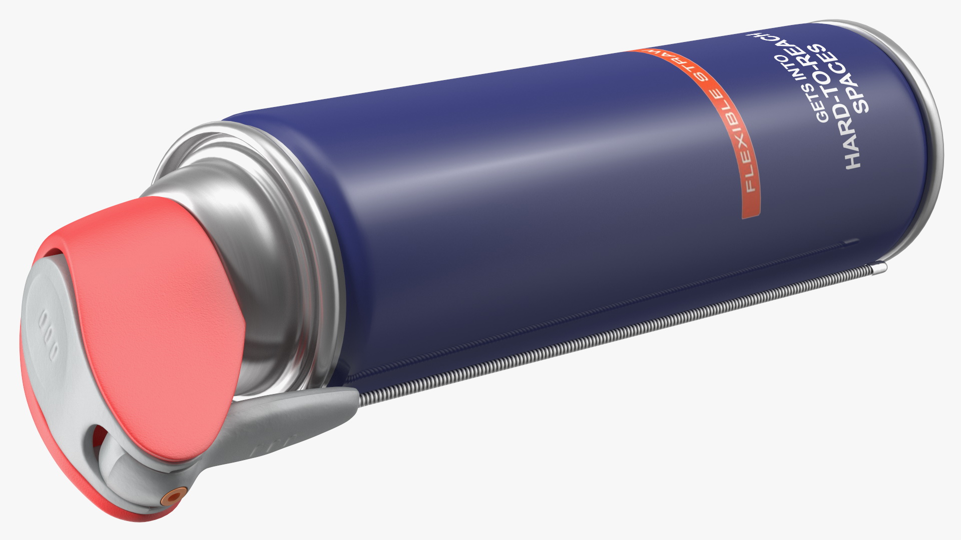 Penetrative Lubricant Spray with Flexible Straw 3D
