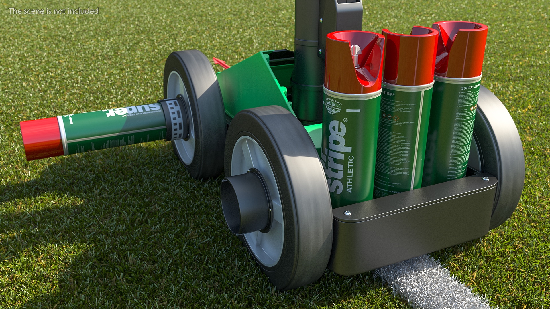 3D Fox Valley Athletic Line Marking Applicator model