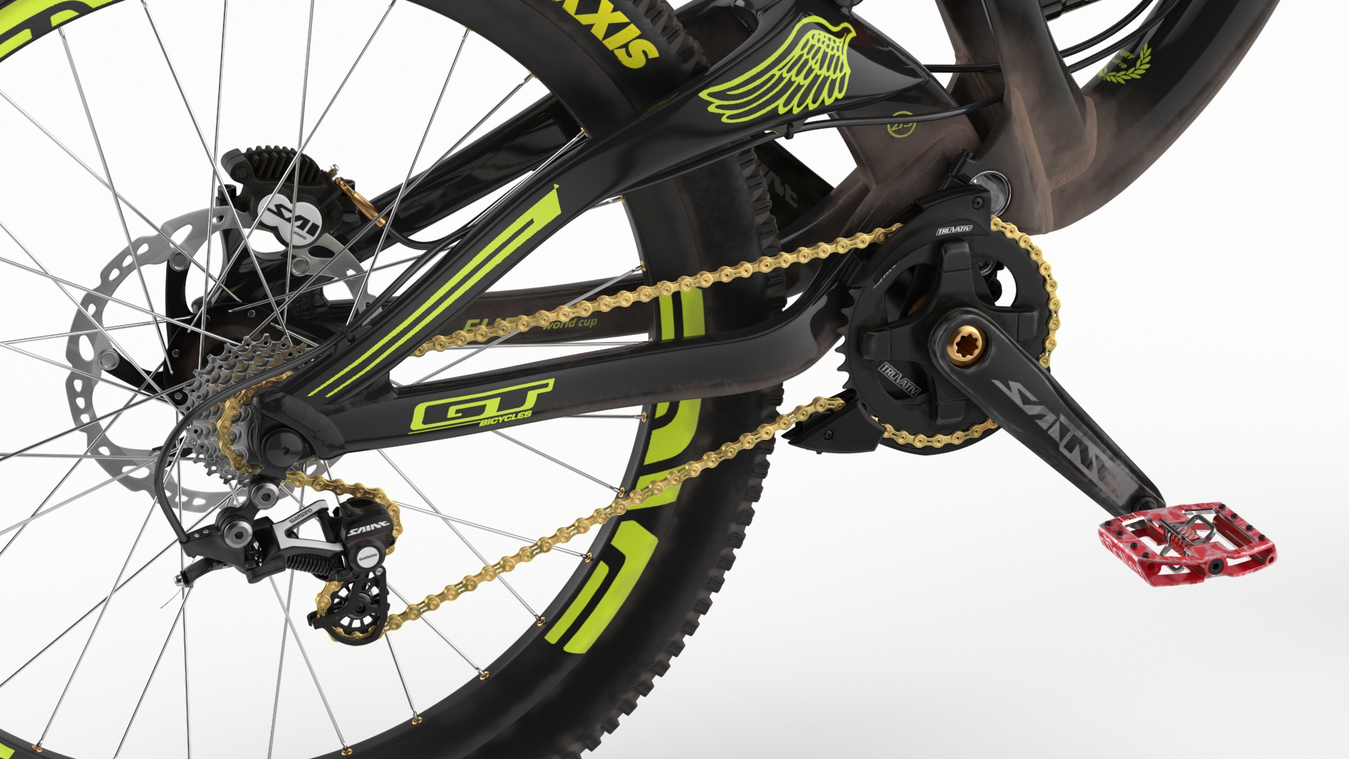 3D model GT Fury Downhill Mountain Bike