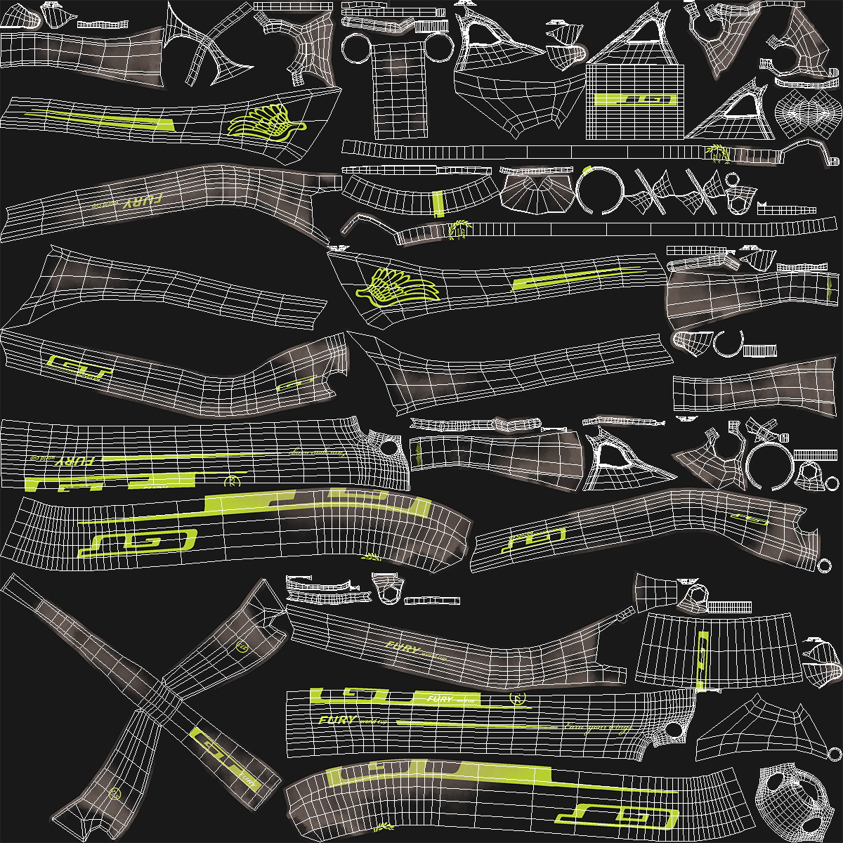 3D model GT Fury Downhill Mountain Bike