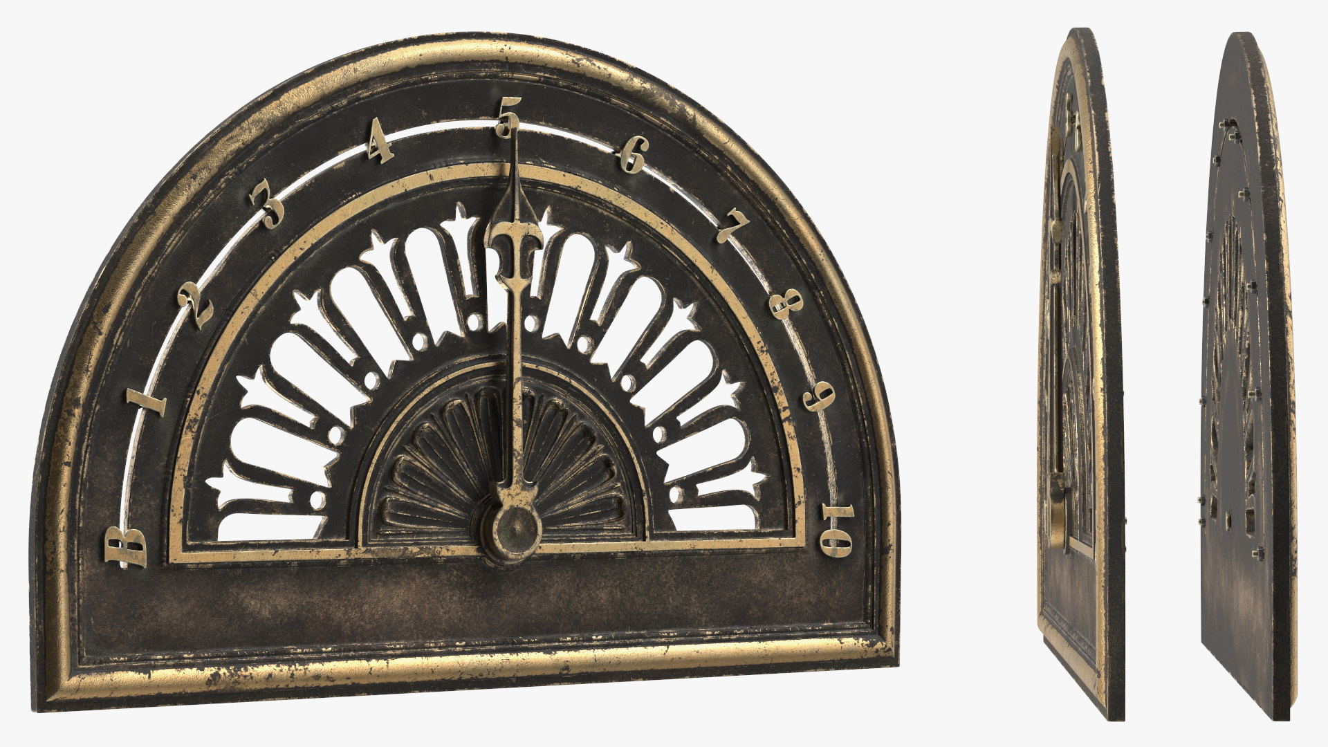 Antique Elevator Floor Indicator 3D