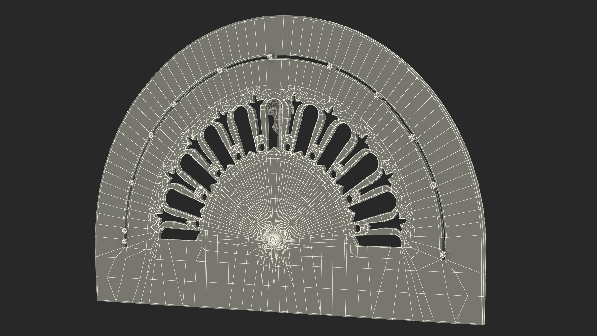 Antique Elevator Floor Indicator 3D
