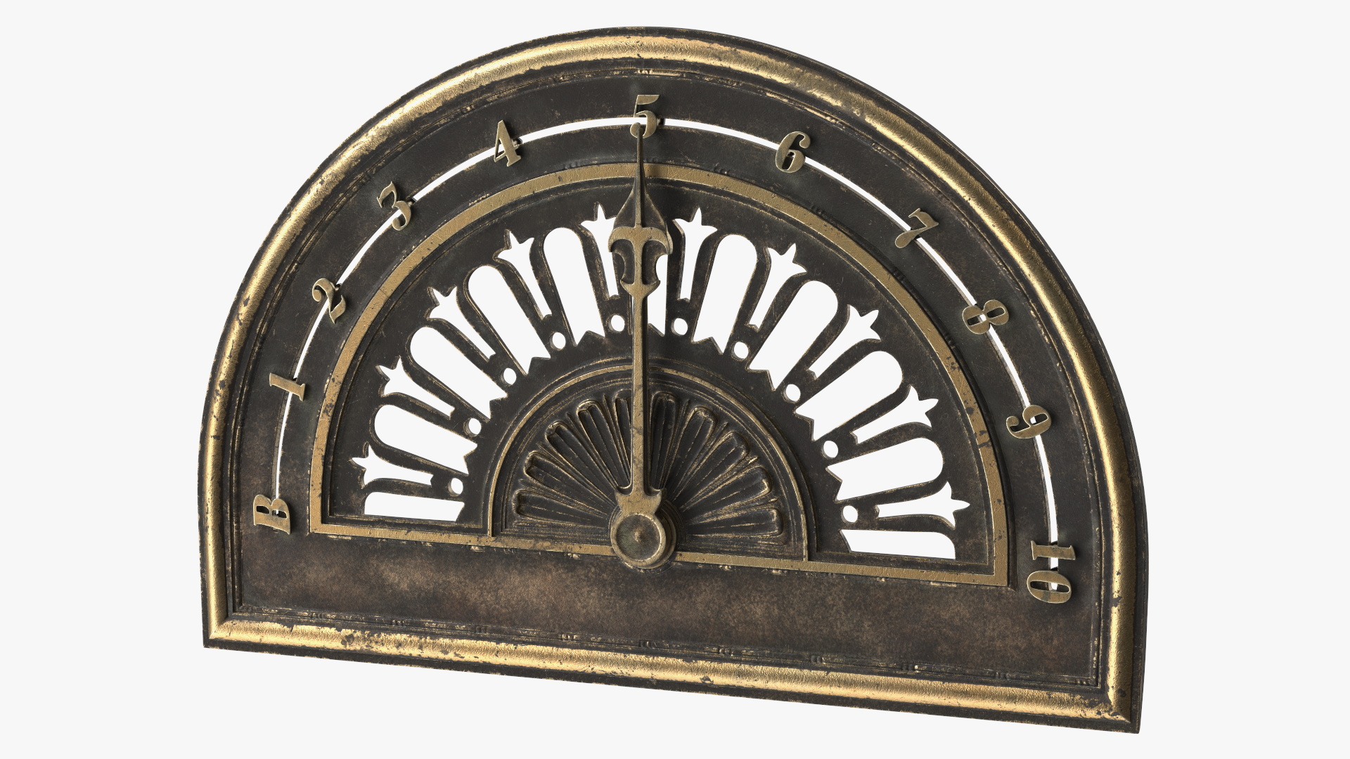 Antique Elevator Floor Indicator 3D