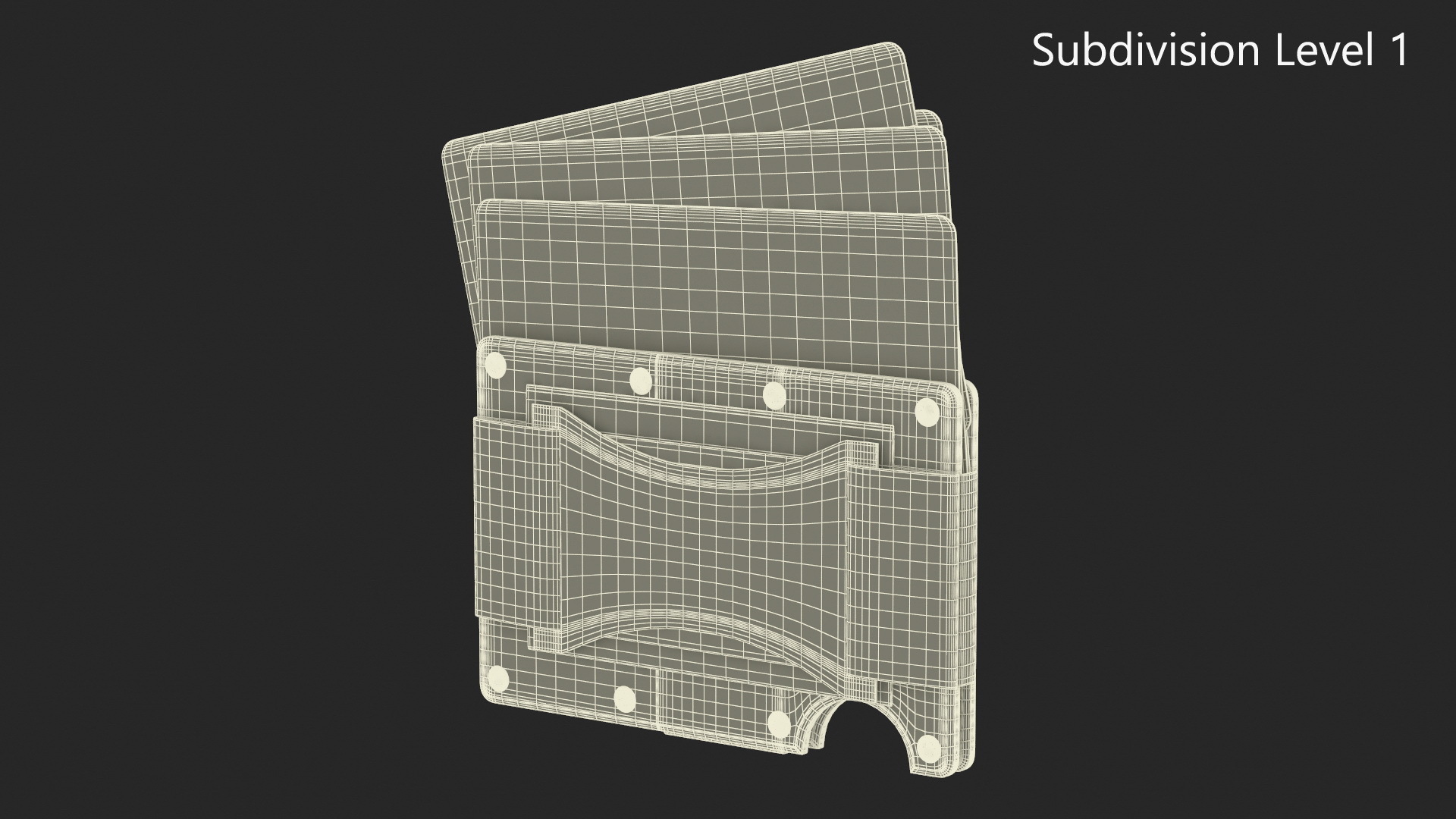 3D Minimalist Slim Wallet for Men The Ridge Black