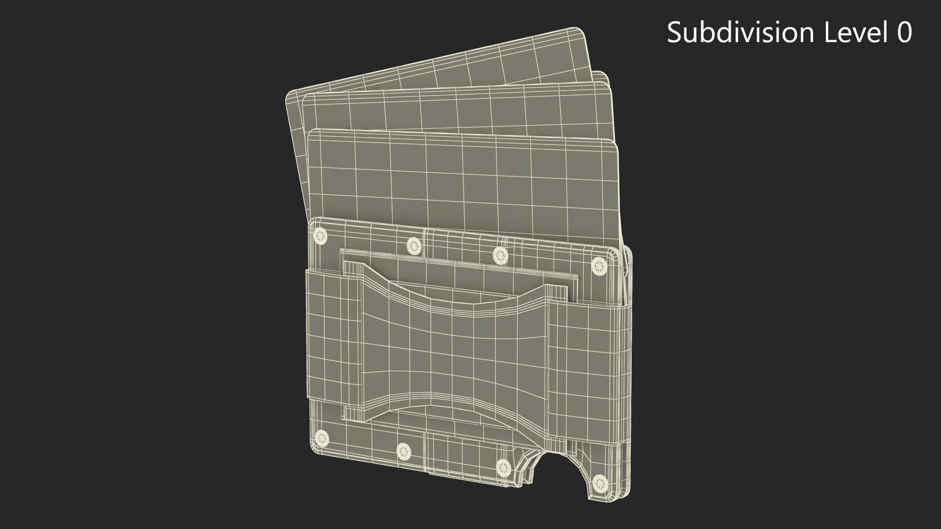 3D Minimalist Slim Wallet for Men The Ridge Black