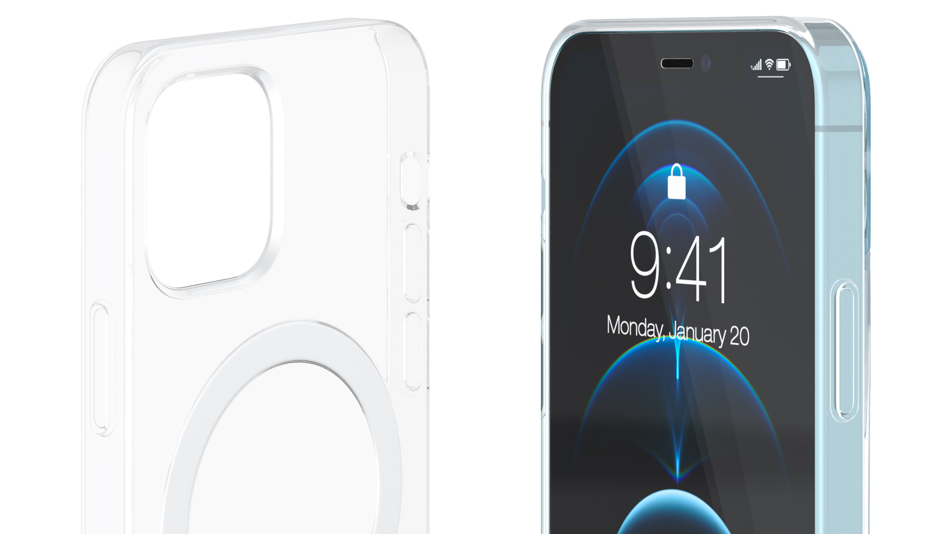 iPhone 12 Pro Clear Case with MagSafe 3D