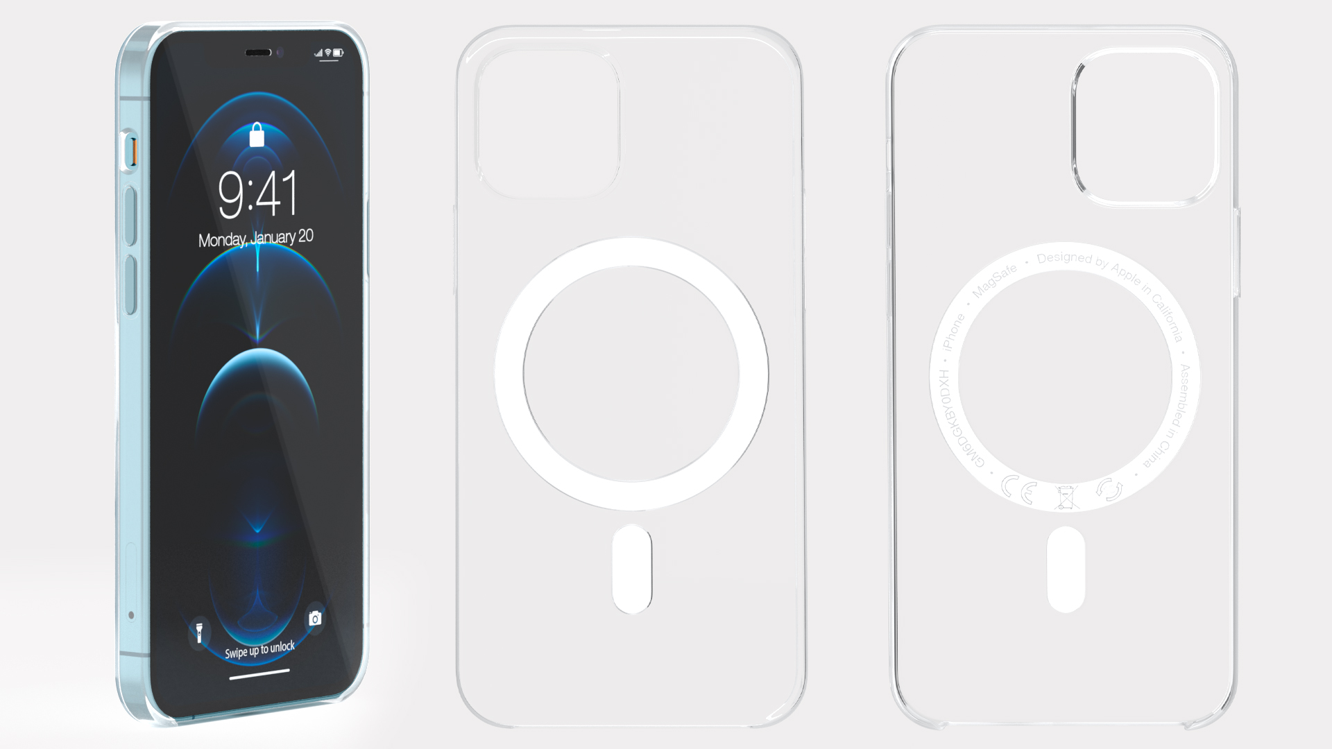 iPhone 12 Pro Clear Case with MagSafe 3D