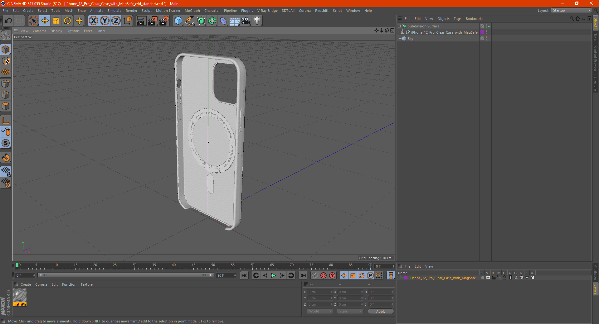 iPhone 12 Pro Clear Case with MagSafe 3D