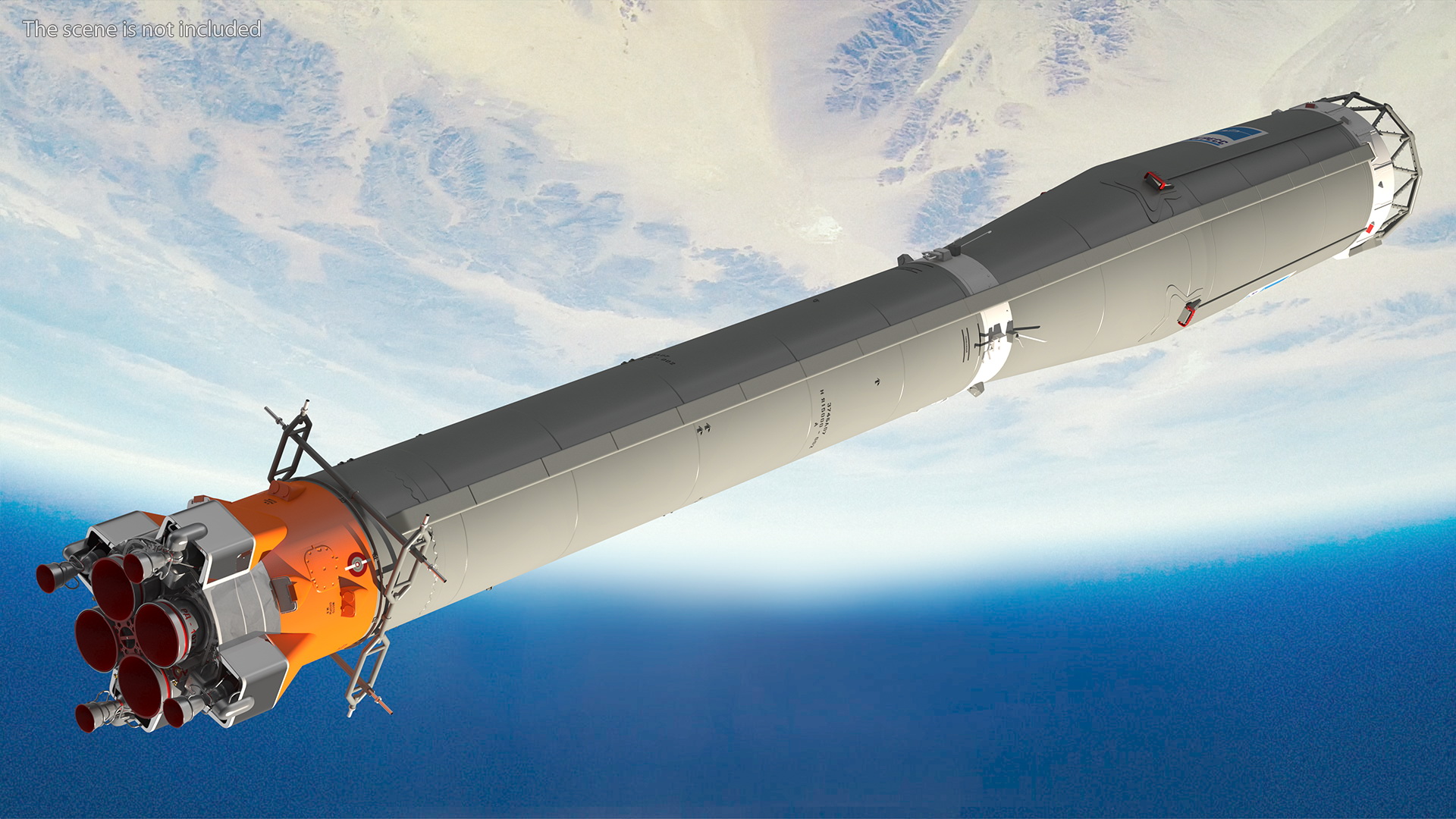 Soyuz 2 Rocket Stage 2 3D